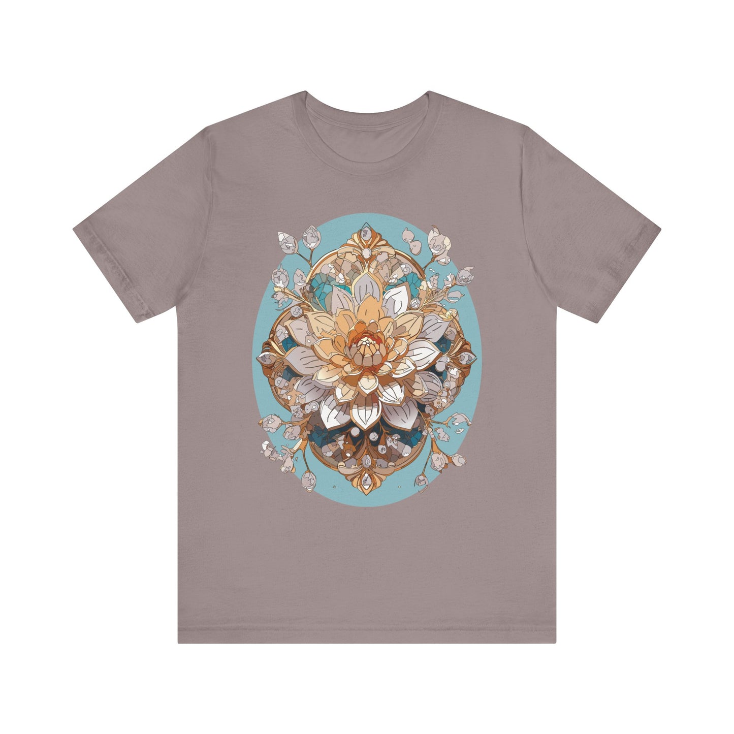 Floral Shirt, Flower Shirt, Tee Shirt with Antique Flower