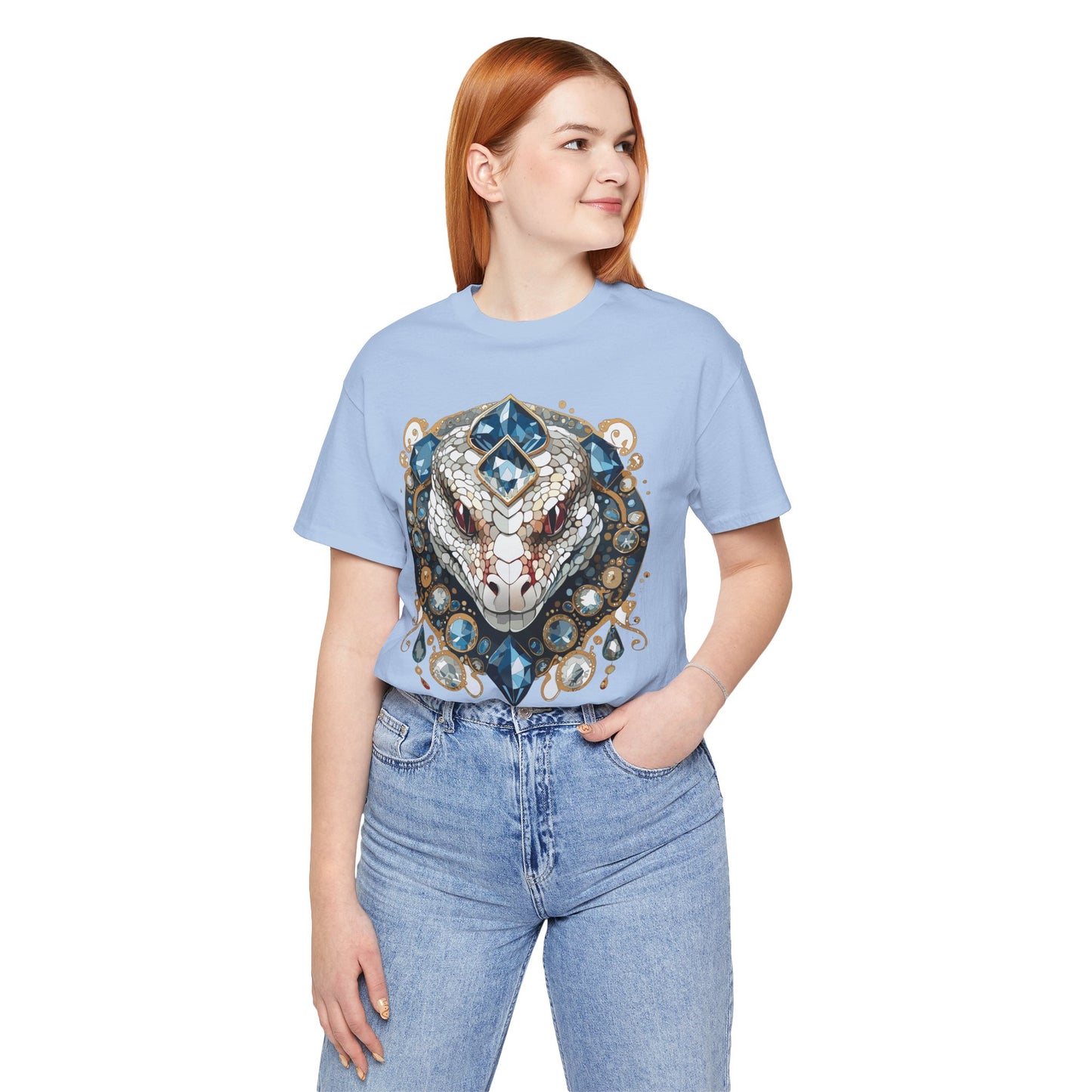 Animal Shirt, Shirt with Animal, Tee Shirt with Gold Animal Medal, Shirt with Antique Animal Medallion