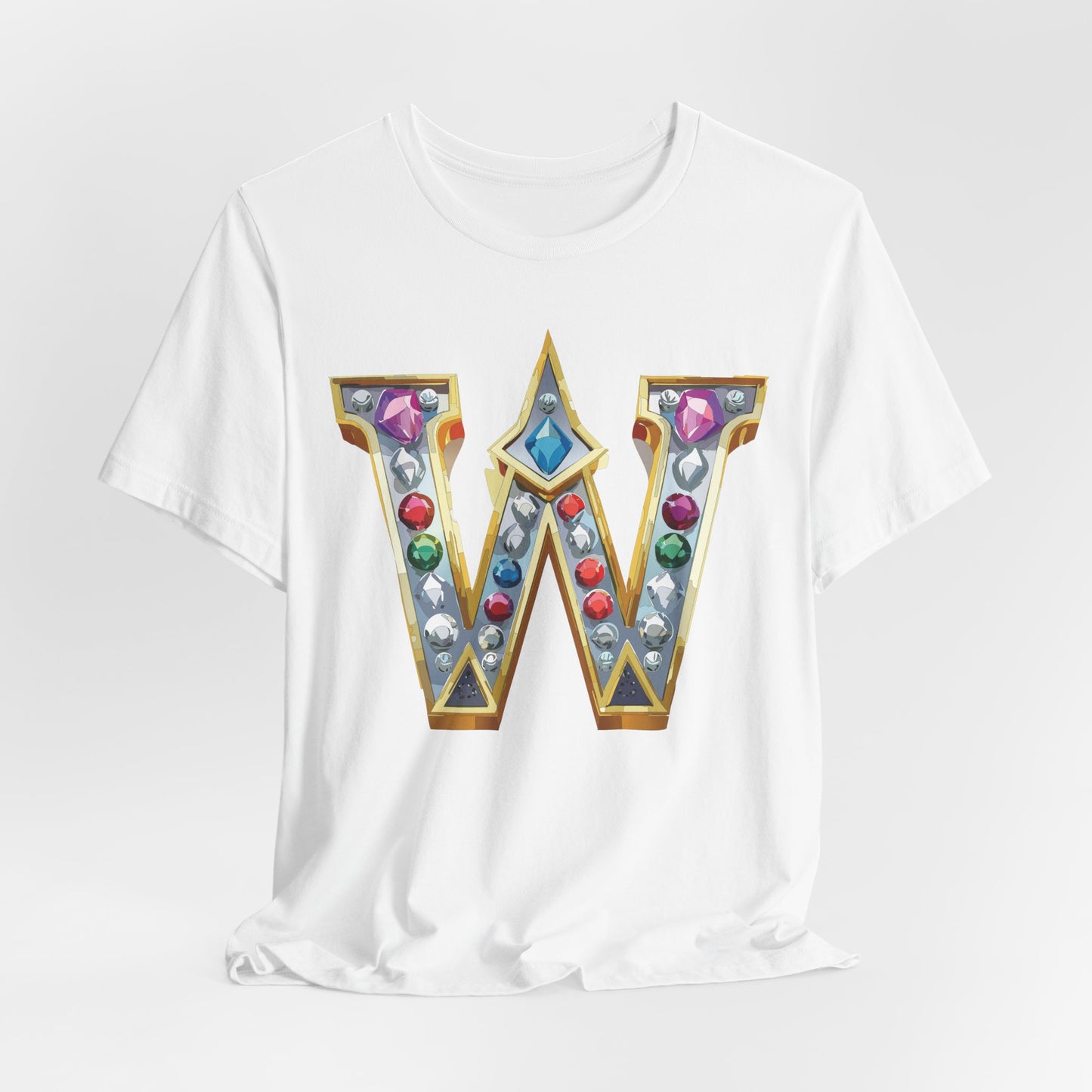 Letter Shirt, Shirt with Letters, Tee Shirt with Gold Letter, Shirt with Antique Letters