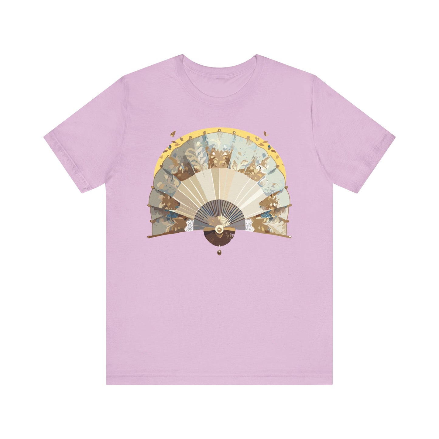 Fan shirt, Shirt with Fan, Tee Shirt with Gold Blower