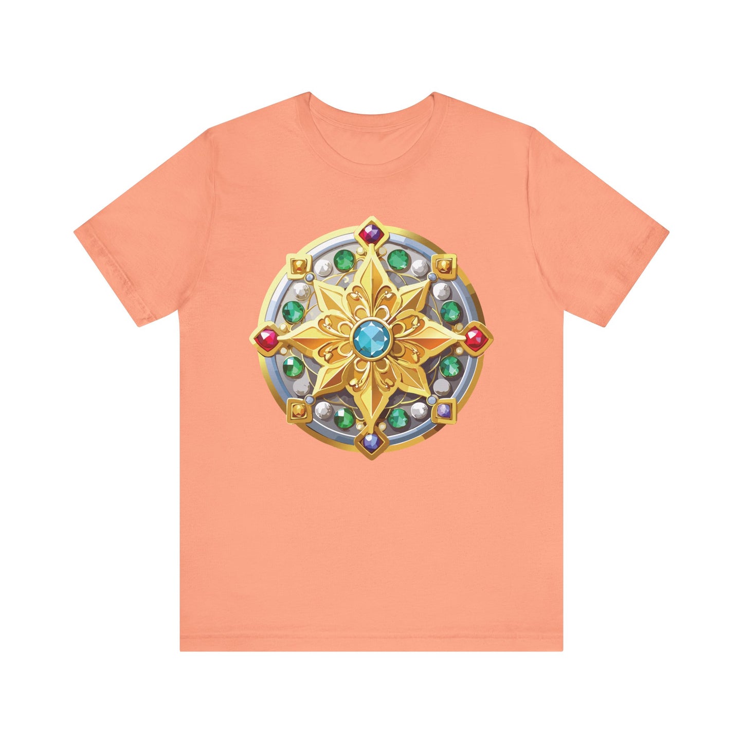 Medallion Shirt, Shirt with Medallion, Tee Shirt with Medal