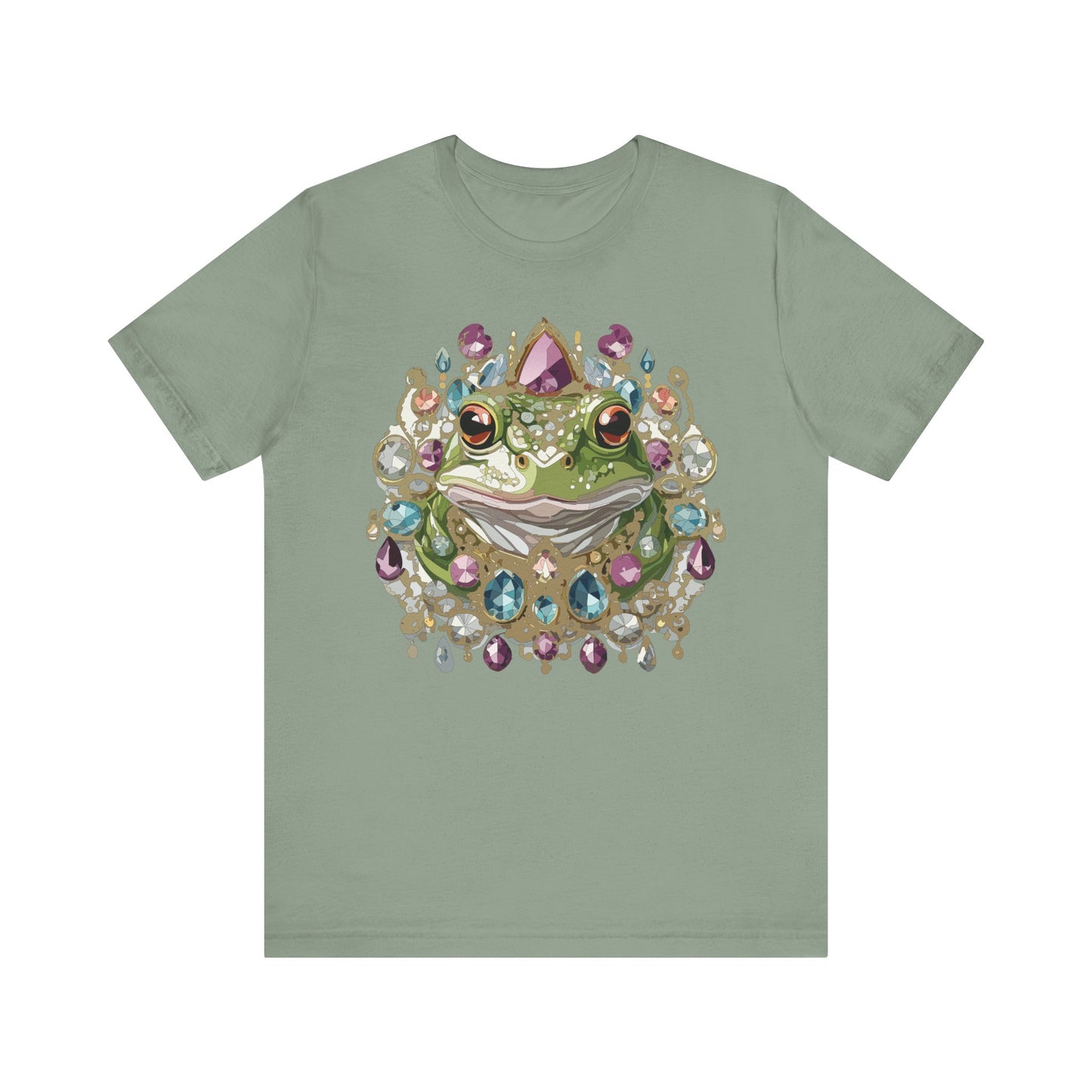 Animal Shirt, Shirt with Animal, Tee Shirt with Gold Animal Medal, Shirt with Antique Animal Medallion