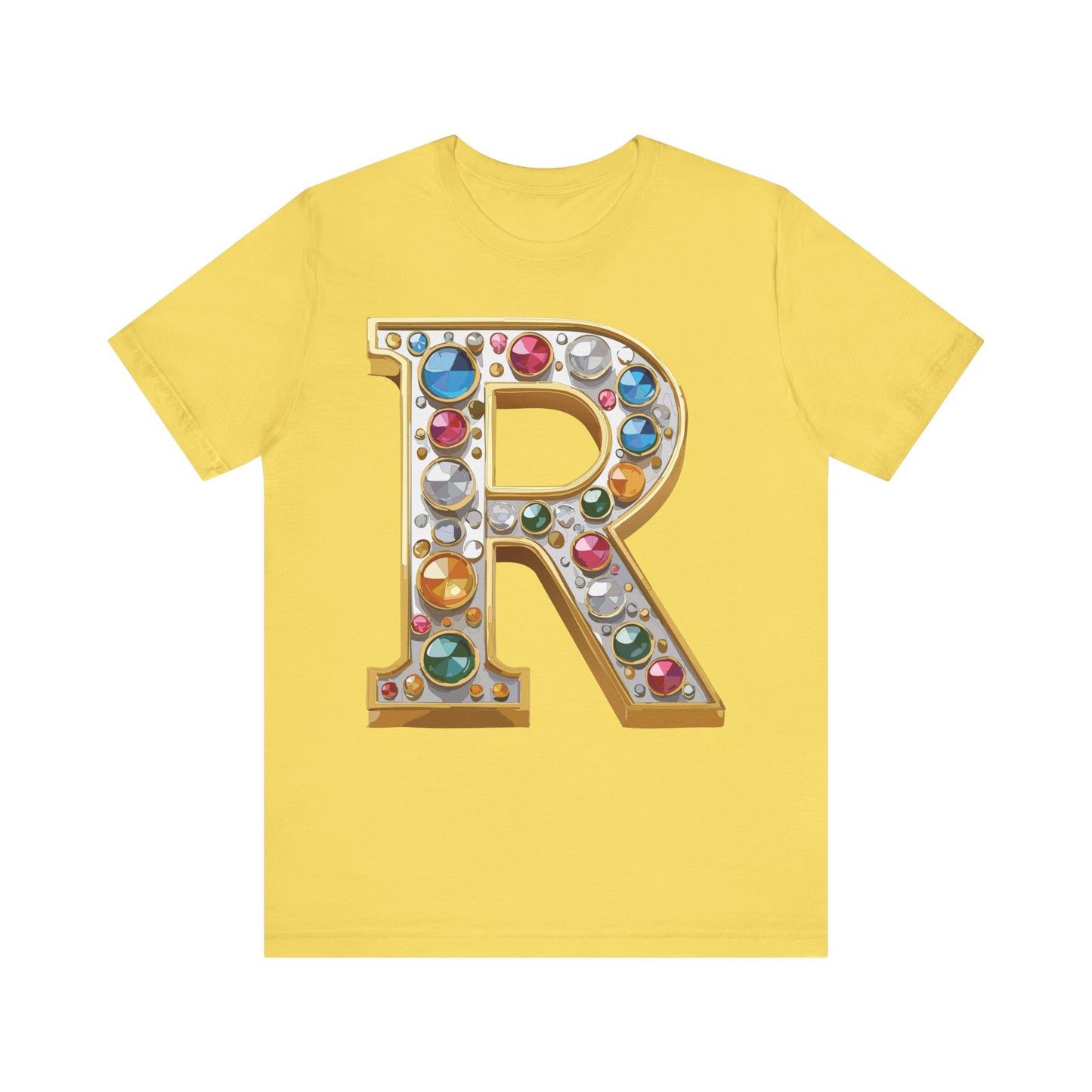 Letter Shirt, Shirt with Letters, Tee Shirt with Gold Letter, Shirt with Antique Letters