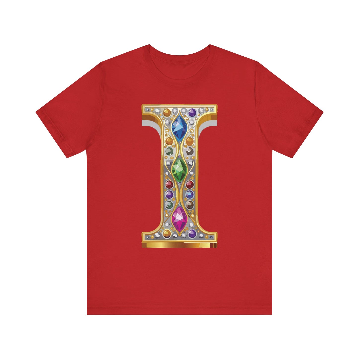 Letter Shirt, Shirt with Letters, Tee Shirt with Gold Letter, Shirt with Antique Letters