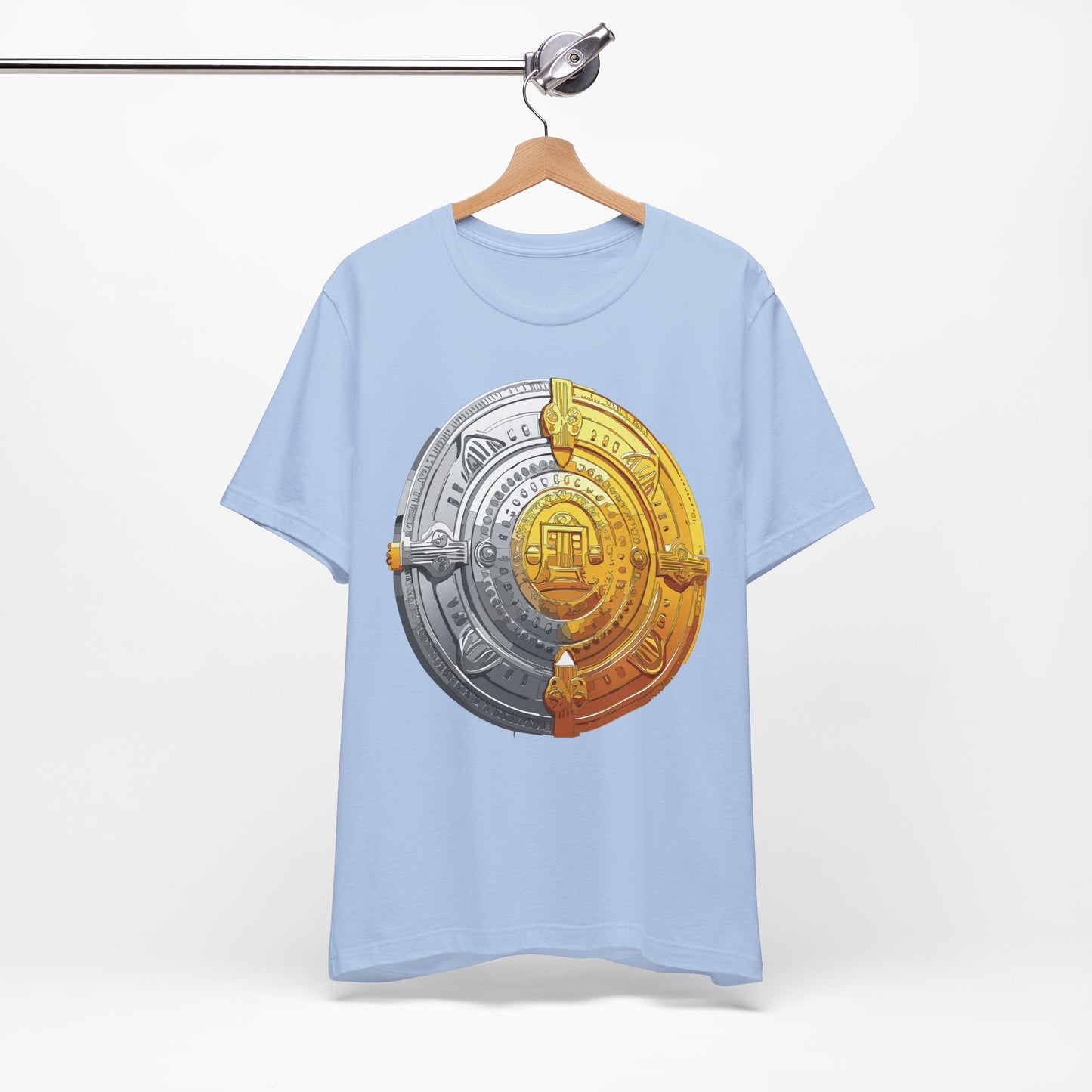 Coin Shirt, Shirt with Coin, Tee Shirt with Gold Coin, Shirt with Antique Coin