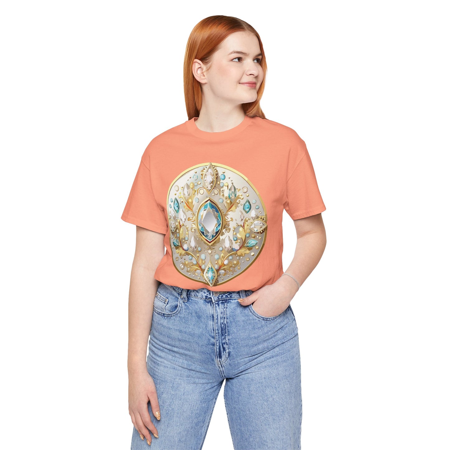 Medallion Shirt, Shirt with Medallion, Tee Shirt with Medal