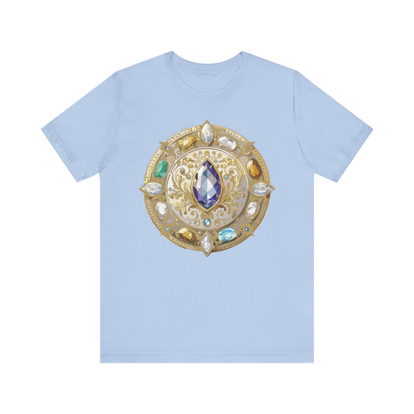 Medallion Shirt, Shirt with Medallion, Tee Shirt with Medal