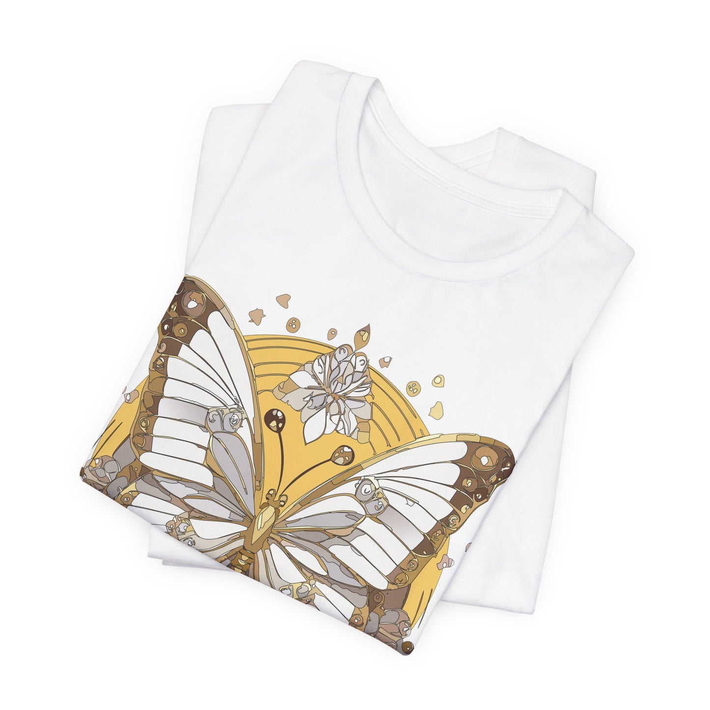 Butterfly Shirt, Shirt with Butterfly, Tee Shirt with Antique Butterfly