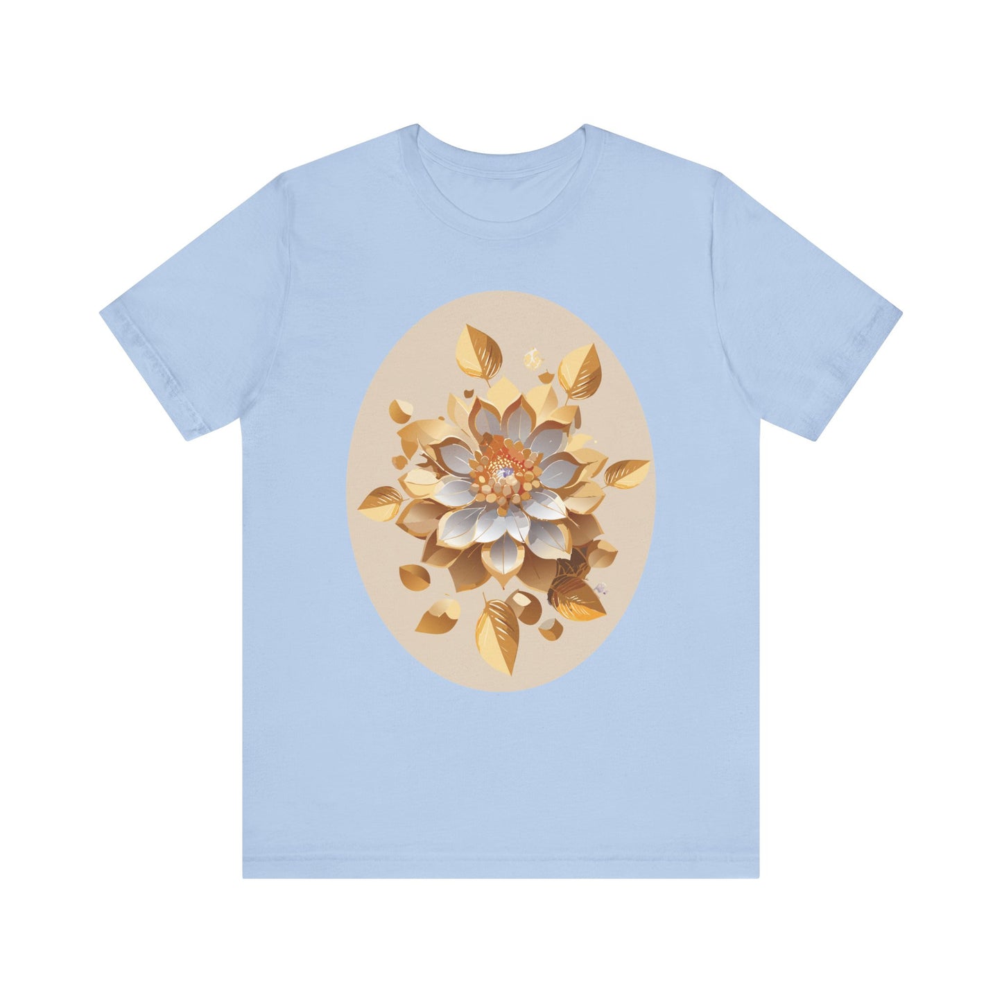 Floral Shirt, Flower Shirt, Tee Shirt with Antique Flower