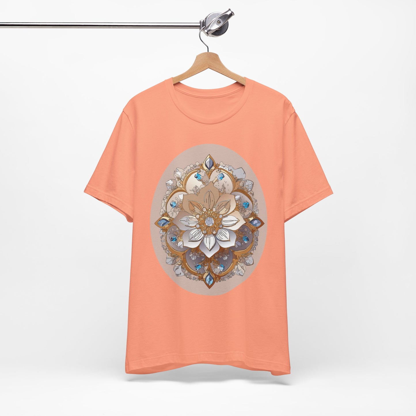 Floral Shirt, Flower Shirt, Tee Shirt with Antique Flower