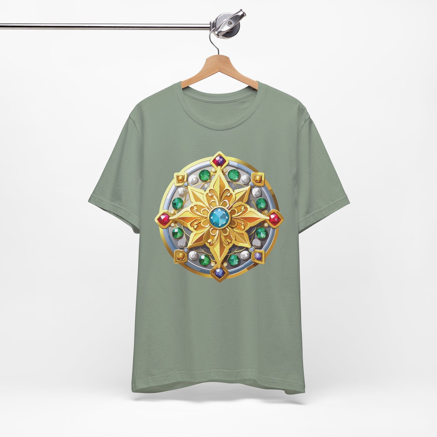 Medallion Shirt, Shirt with Medallion, Tee Shirt with Medal