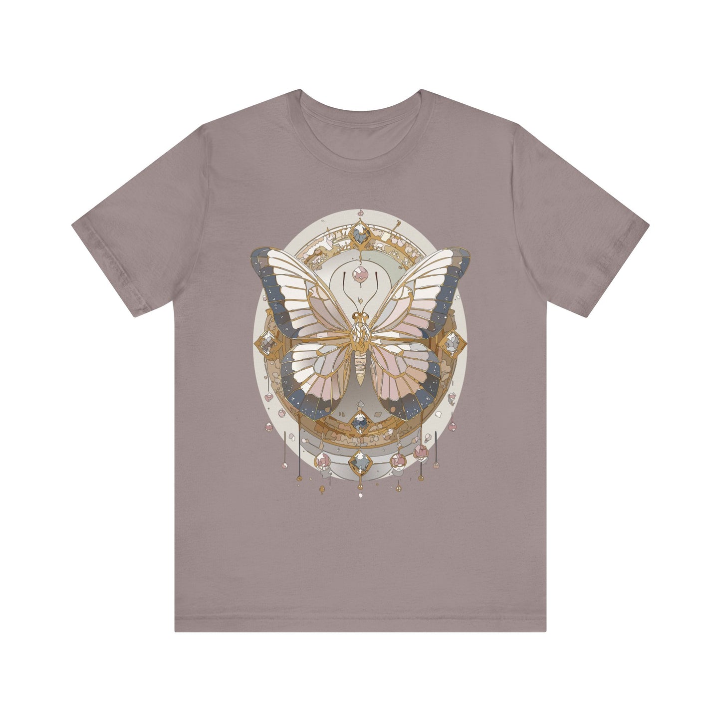 Butterfly Shirt, Shirt with Butterfly, Tee Shirt with Antique Butterfly