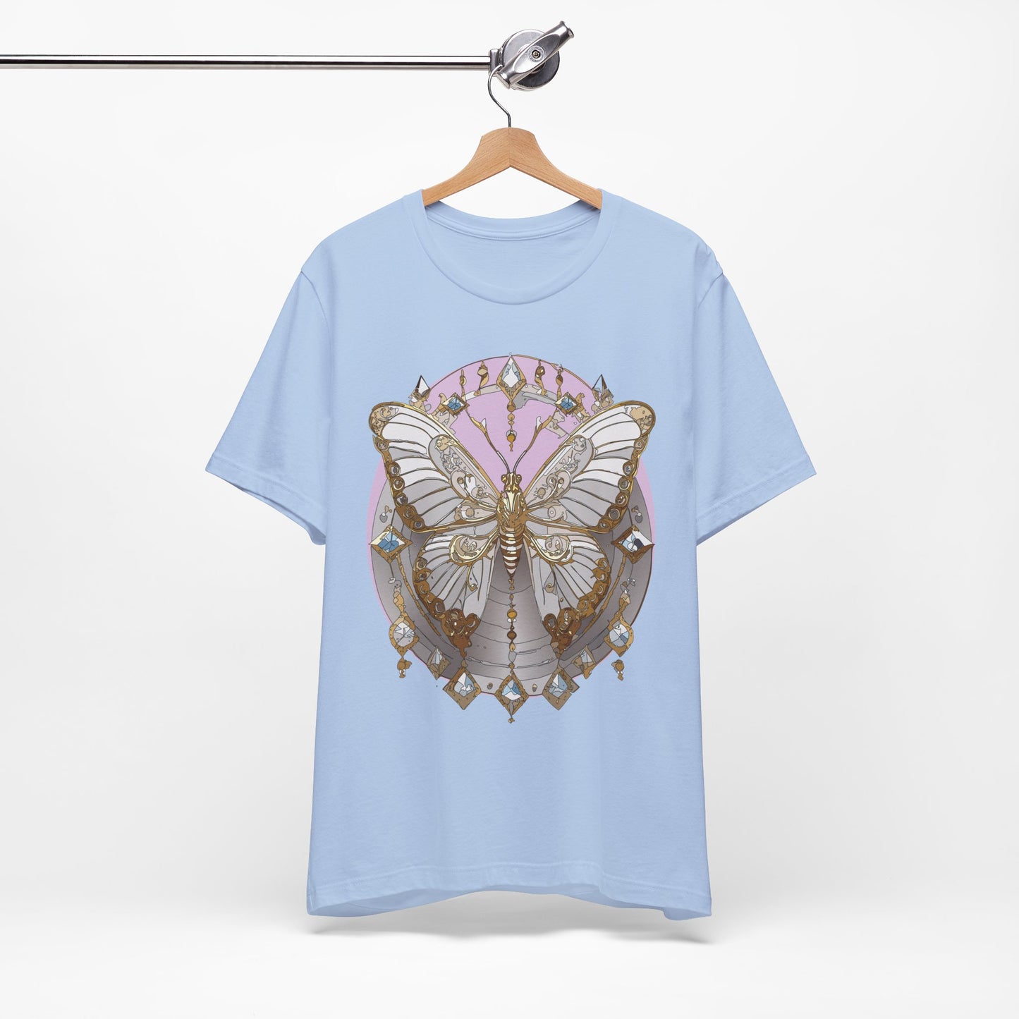 Butterfly Shirt, Shirt with Butterfly, Tee Shirt with Antique Butterfly
