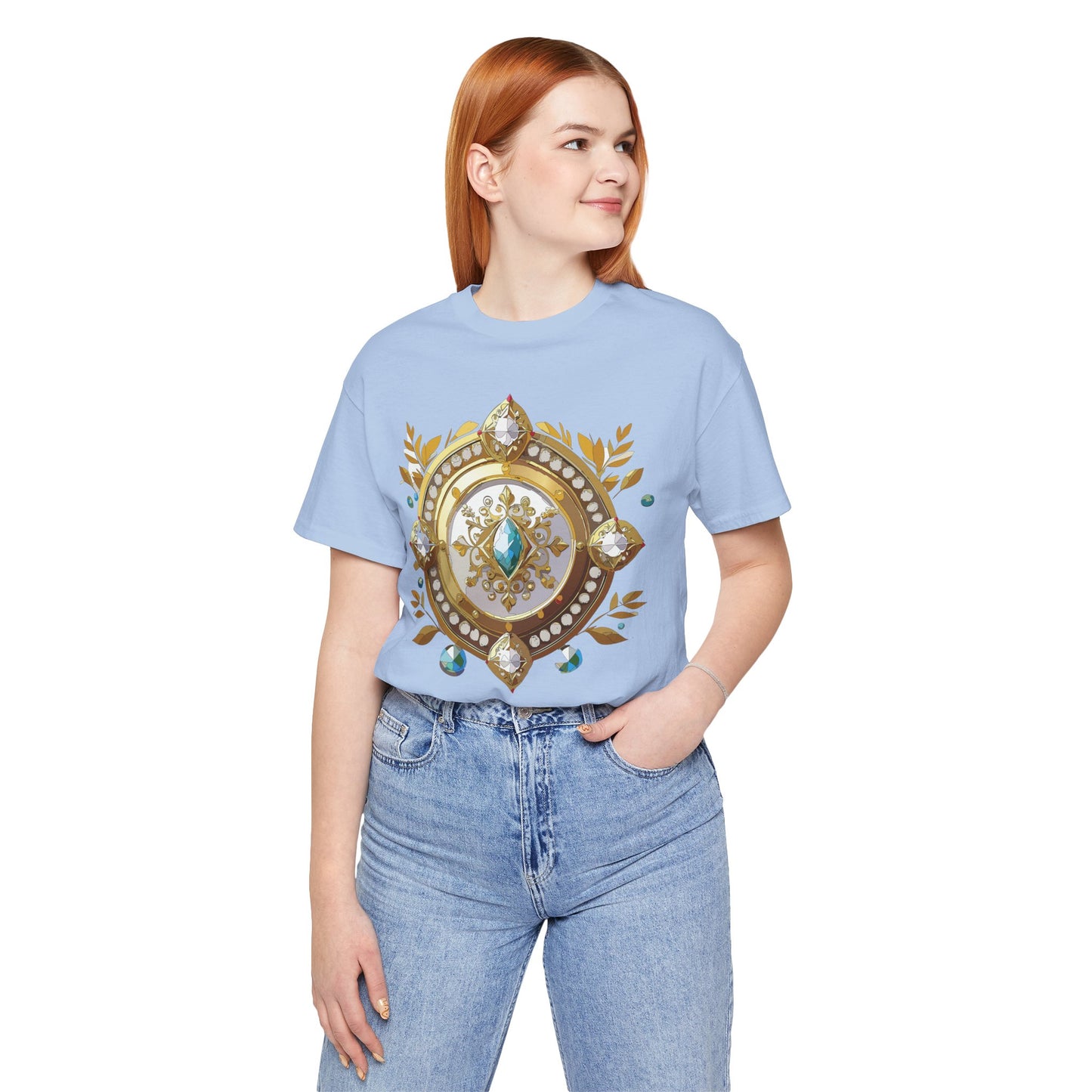 Medallion Shirt, Shirt with Medallion, Tee Shirt with Medal