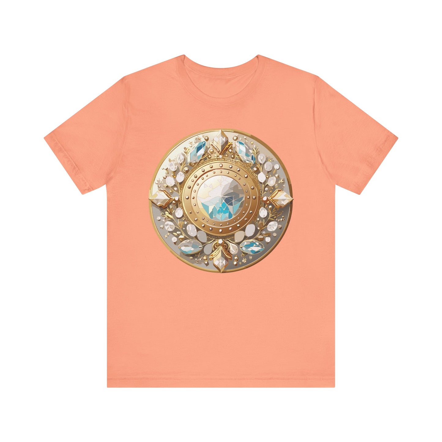 Medallion Shirt, Shirt with Medallion, Tee Shirt with Medal