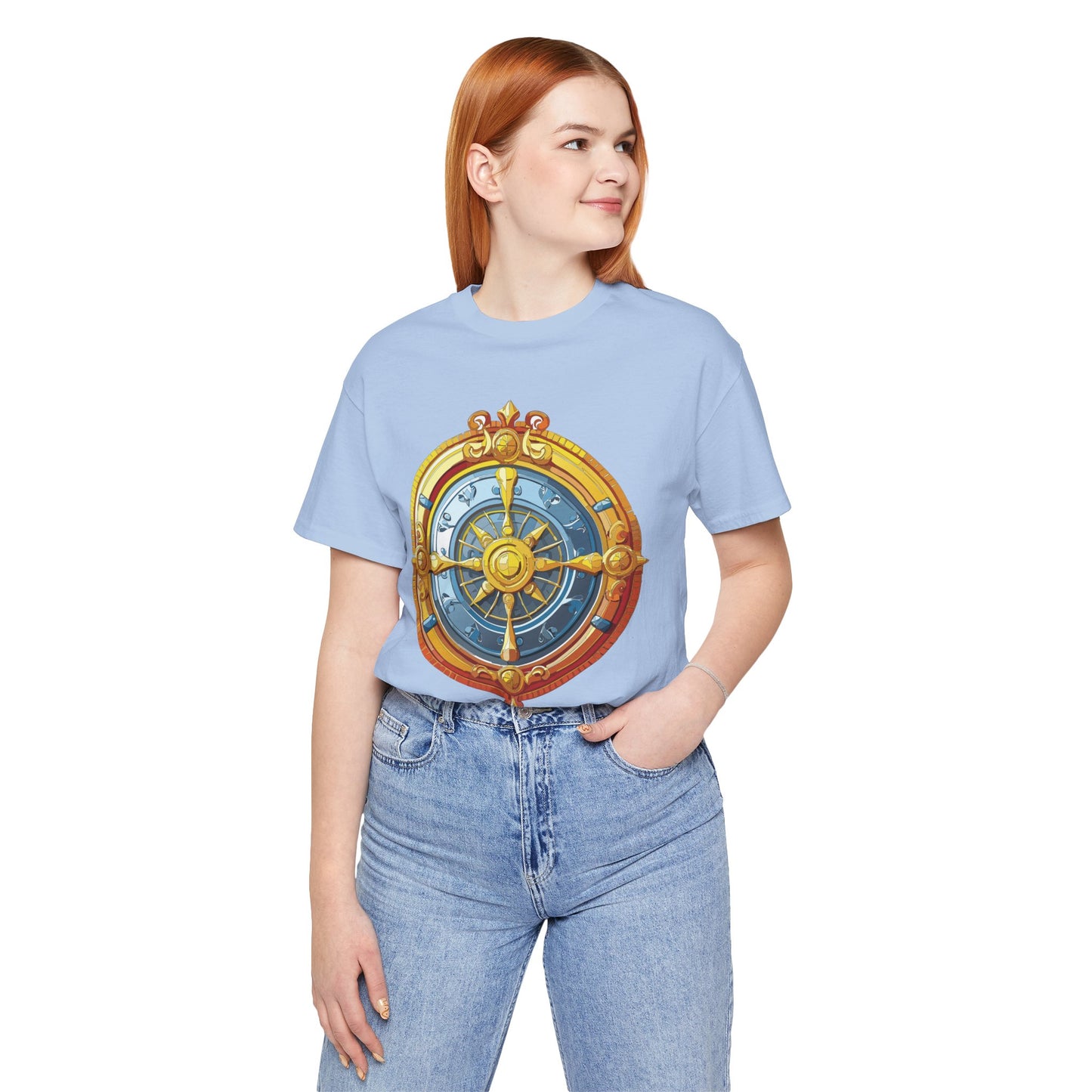 Coin Shirt, Shirt with Coin, Tee Shirt with Gold Coin, Shirt with Antique Coin