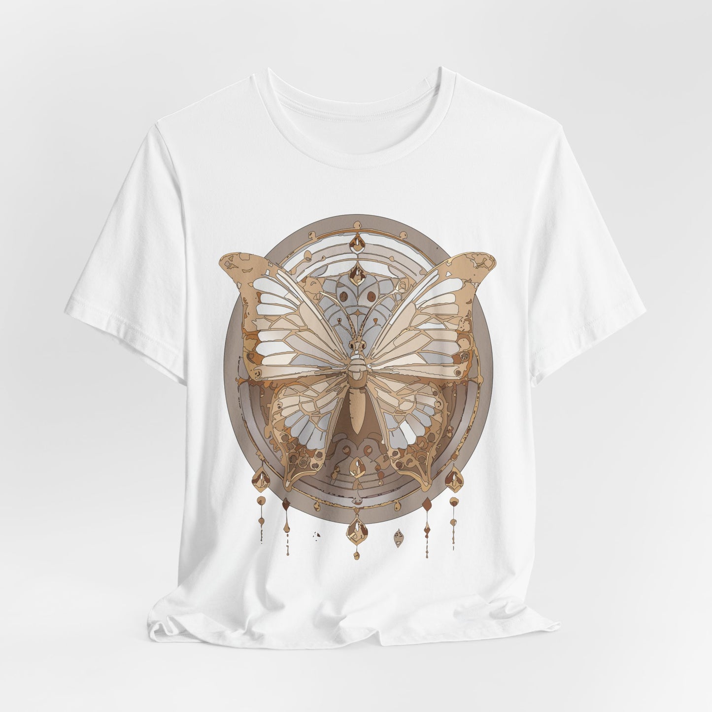 Butterfly Shirt, Shirt with Butterfly, Tee Shirt with Antique Butterfly