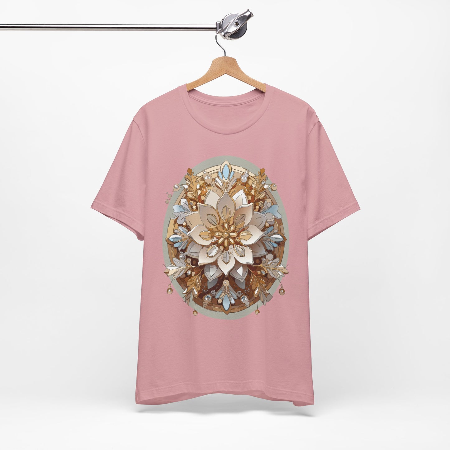 Floral Shirt, Flower Shirt, Tee Shirt with Antique Flower