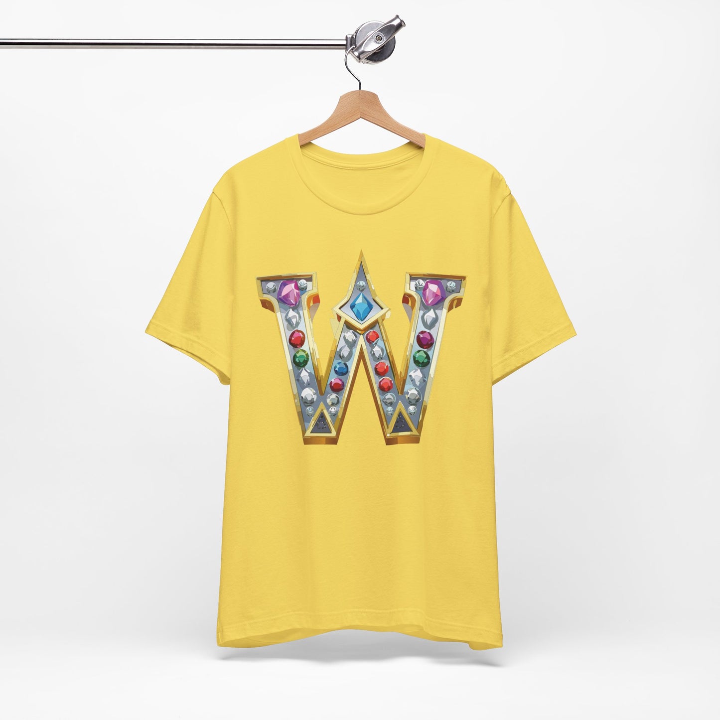 Letter Shirt, Shirt with Letters, Tee Shirt with Gold Letter, Shirt with Antique Letters