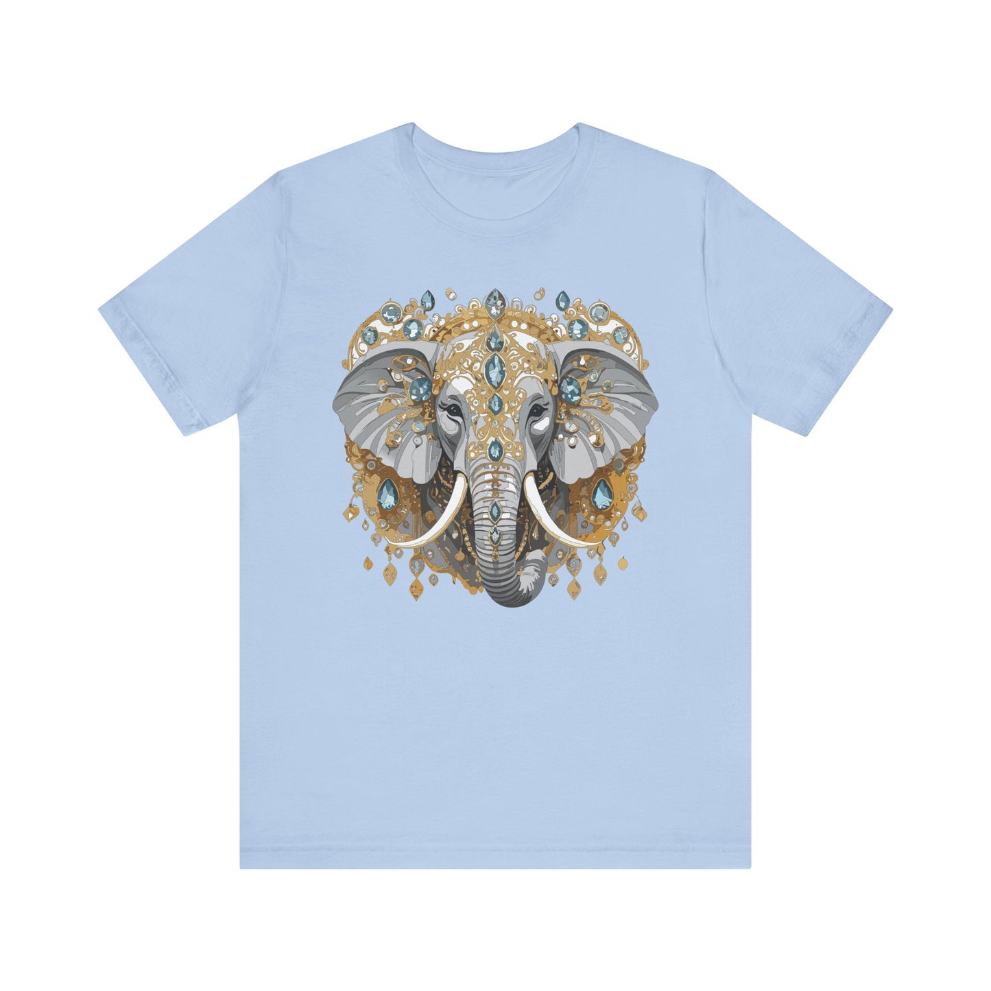 Animal Shirt, Shirt with Animal, Tee Shirt with Gold Animal Medal, Shirt with Antique Animal Medallion