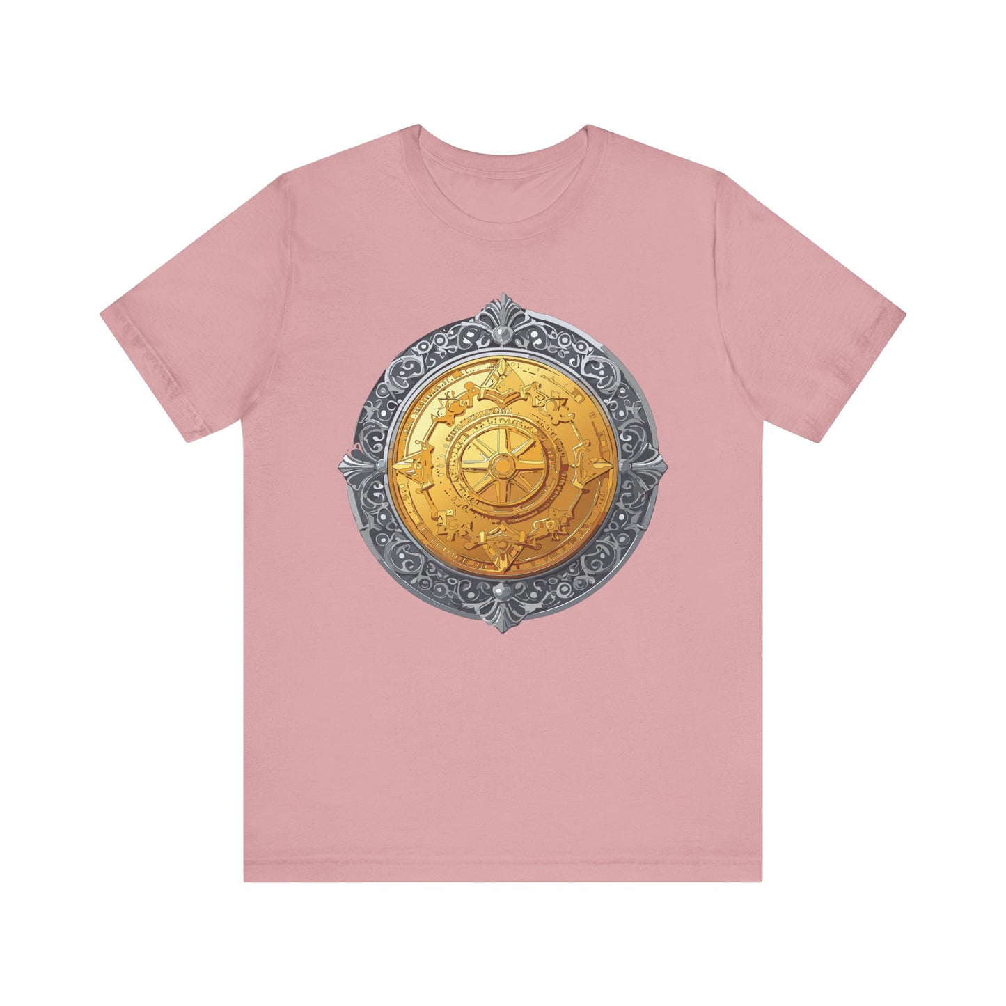 Coin Shirt, Shirt with Coin, Tee Shirt with Gold Coin, Shirt with Antique Coin