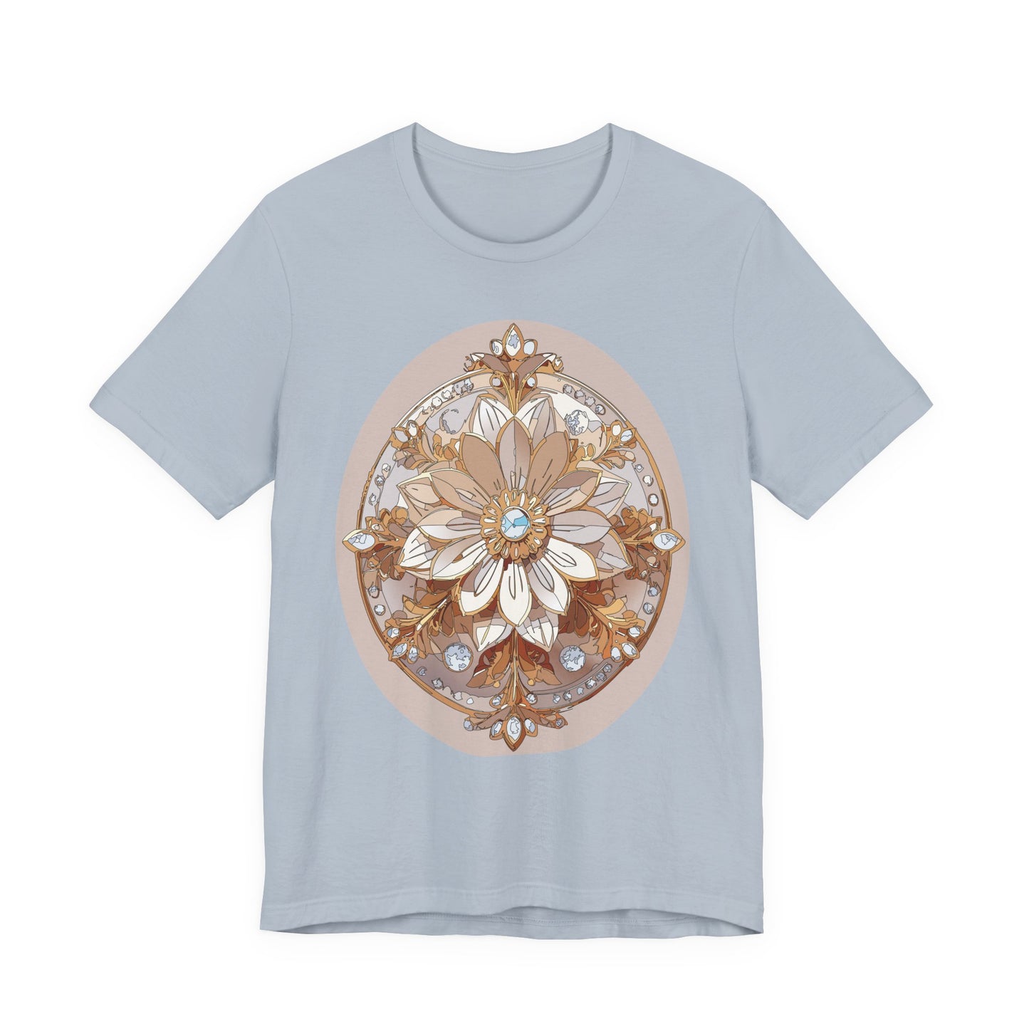 Floral Shirt, Flower Shirt, Tee Shirt with Antique Flower