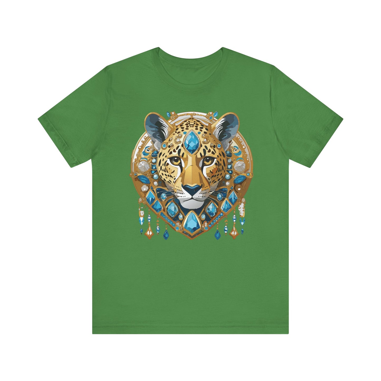 Animal Shirt, Shirt with Animal, Tee Shirt with Gold Animal Medal, Shirt with Antique Animal Medallion