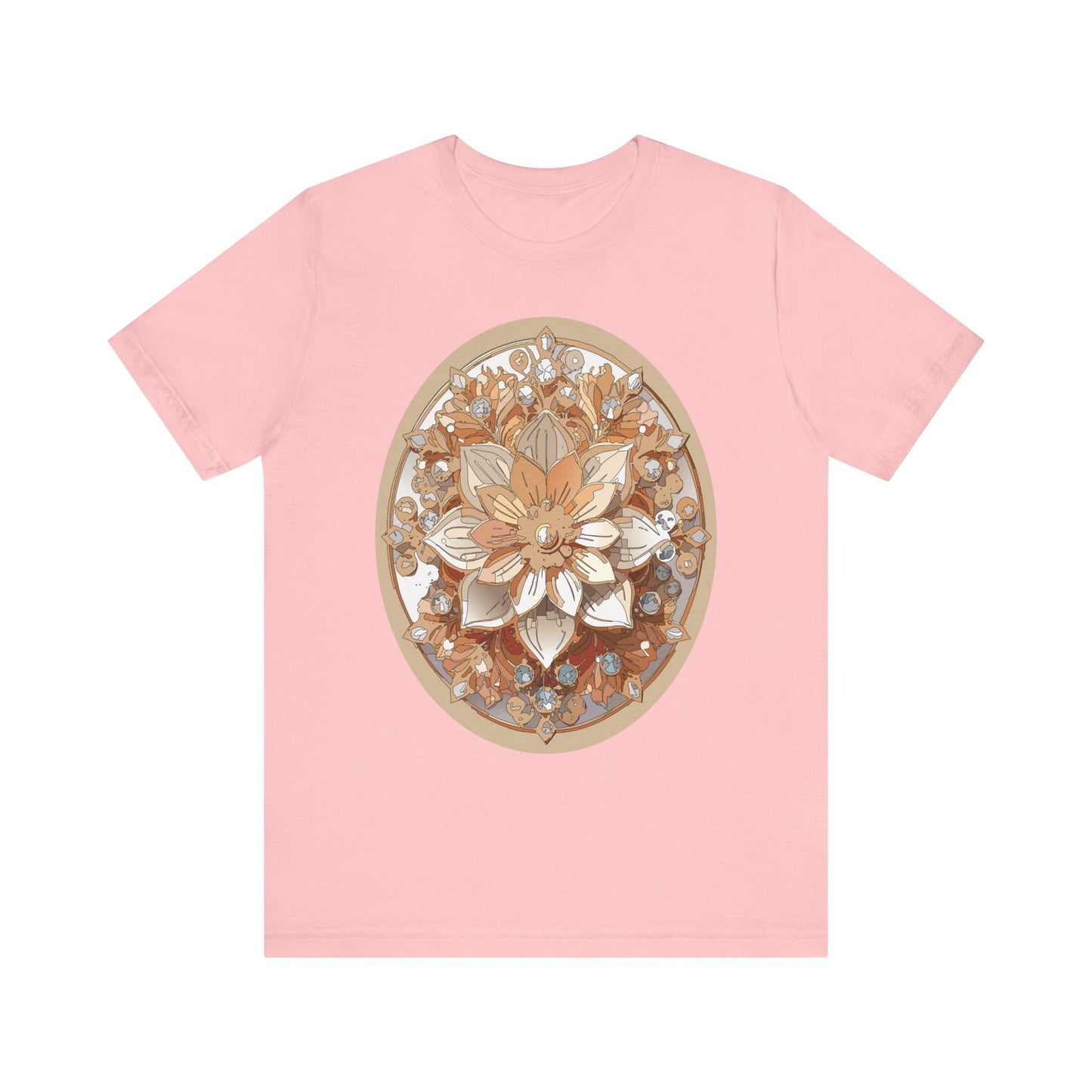 Floral Shirt, Flower Shirt, Tee Shirt with Antique Flower