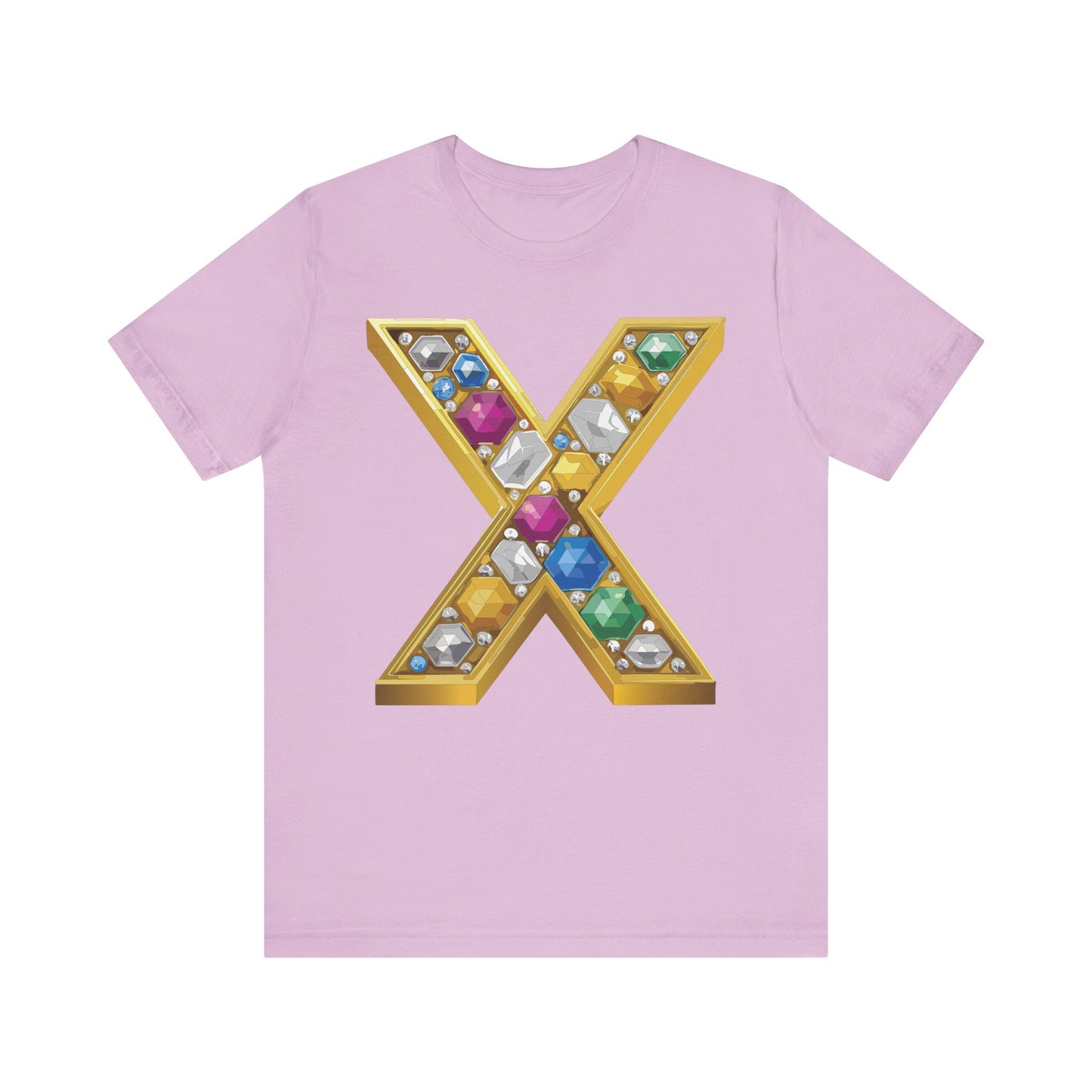 Letter Shirt, Shirt with Letters, Tee Shirt with Gold Letter, Shirt with Antique Letters