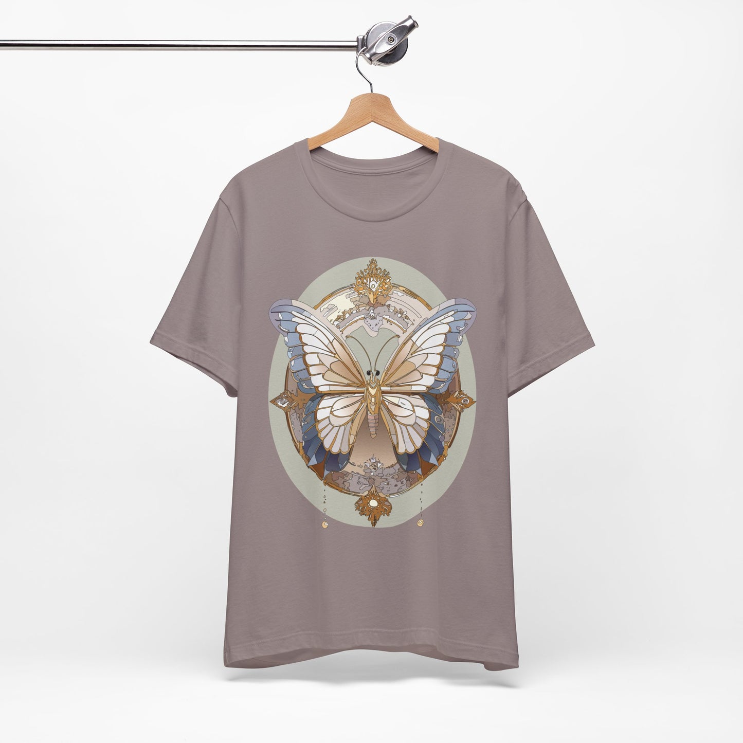 Butterfly Shirt, Shirt with Butterfly, Tee Shirt with Antique Butterfly