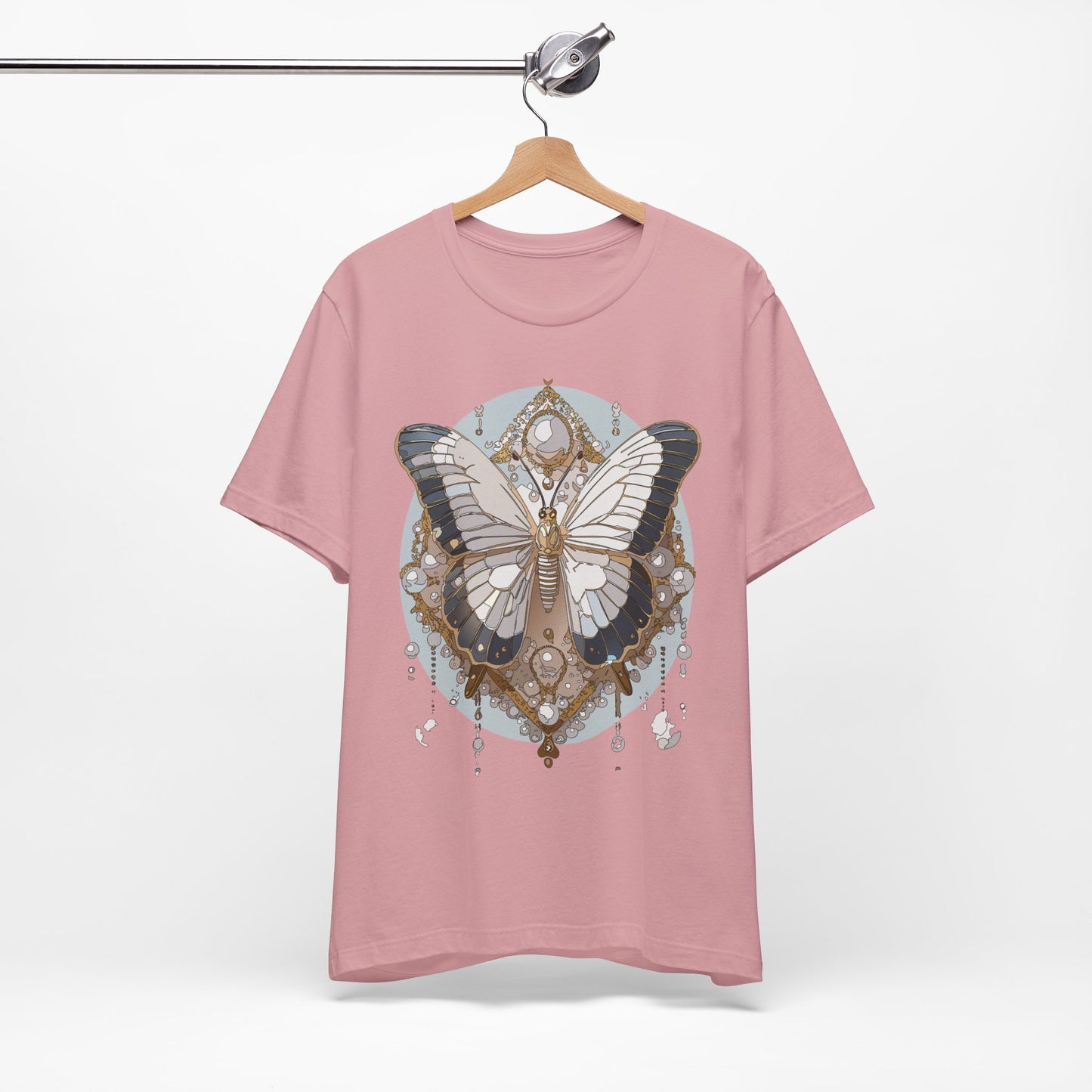 Butterfly Shirt, Shirt with Butterfly, Tee Shirt with Antique Butterfly