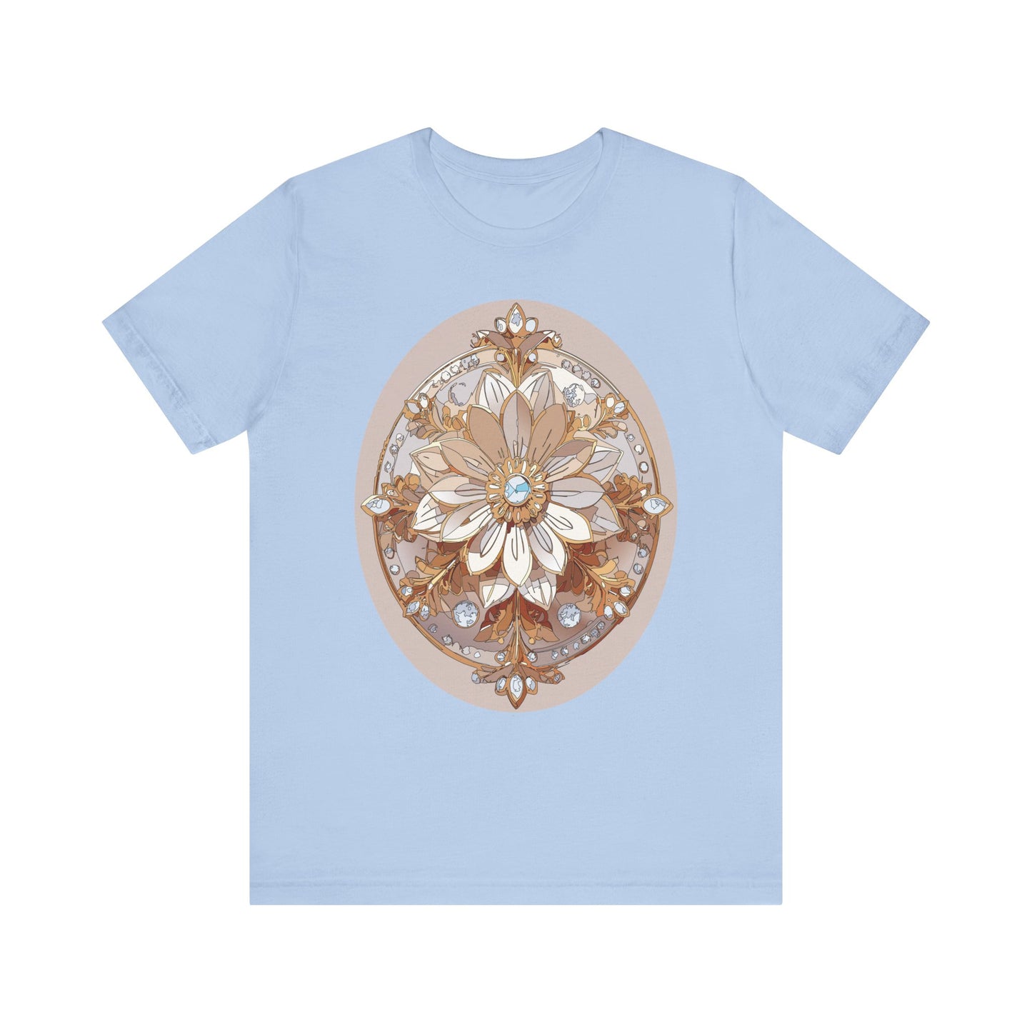 Floral Shirt, Flower Shirt, Tee Shirt with Antique Flower
