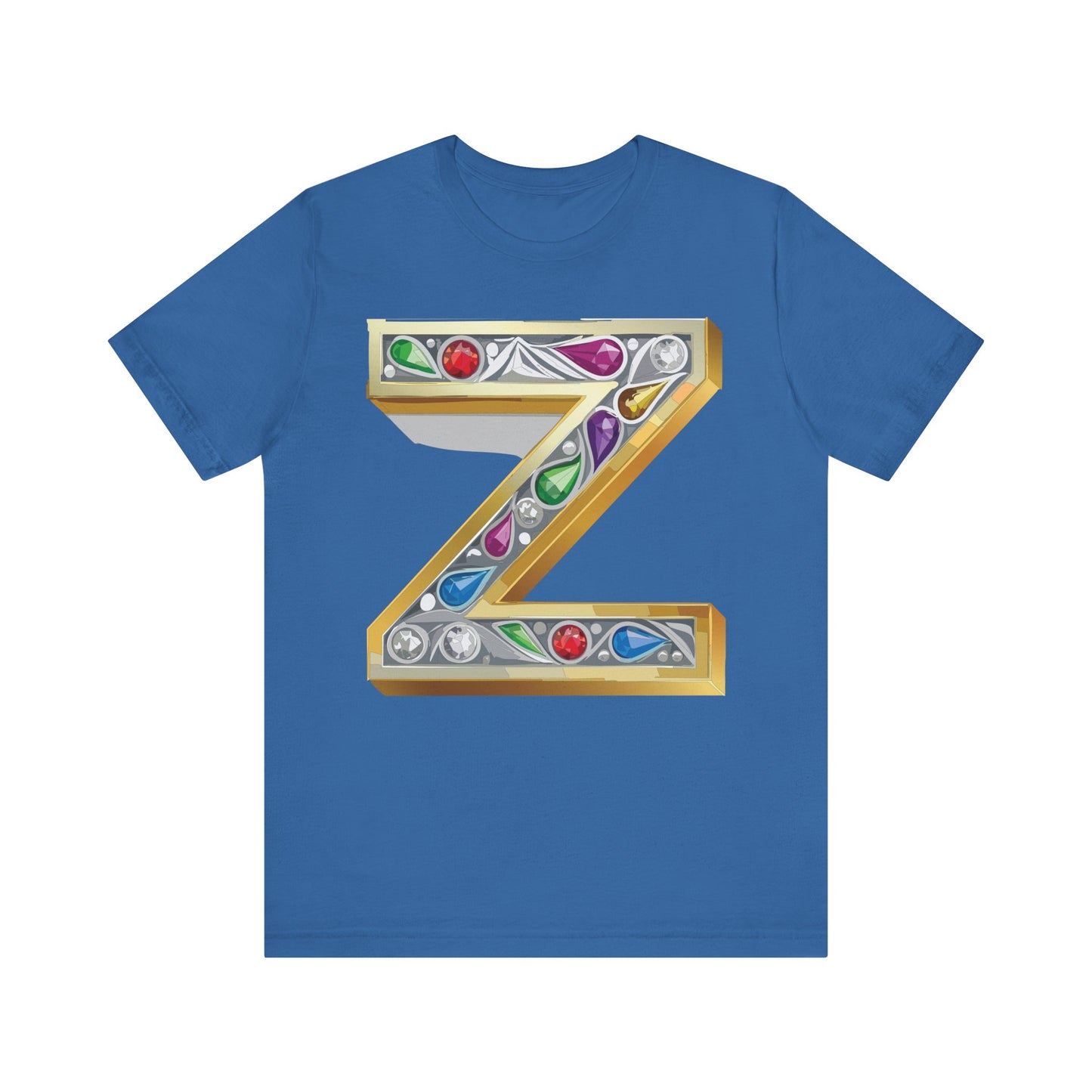 Letter Shirt, Shirt with Letters, Tee Shirt with Gold Letter, Shirt with Antique Letters