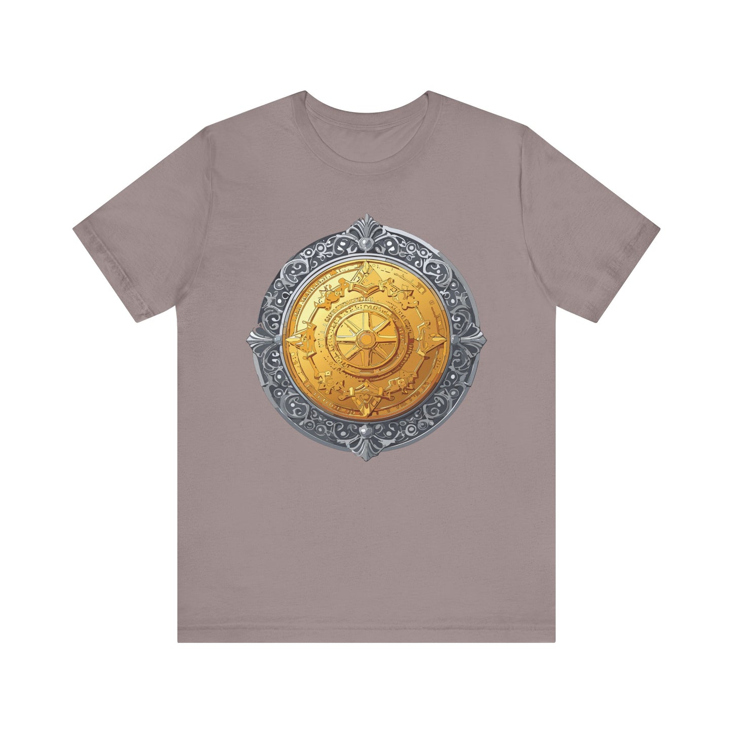 Coin Shirt, Shirt with Coin, Tee Shirt with Gold Coin, Shirt with Antique Coin