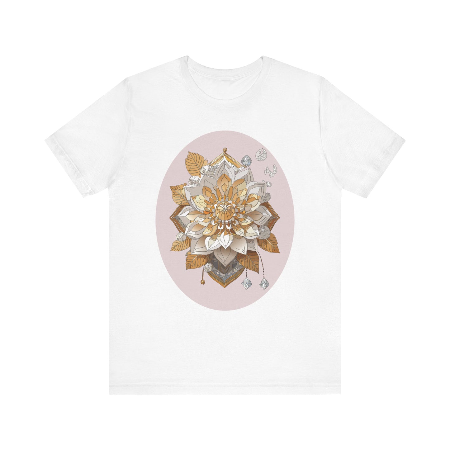 Floral Shirt, Flower Shirt, Tee Shirt with Antique Flower
