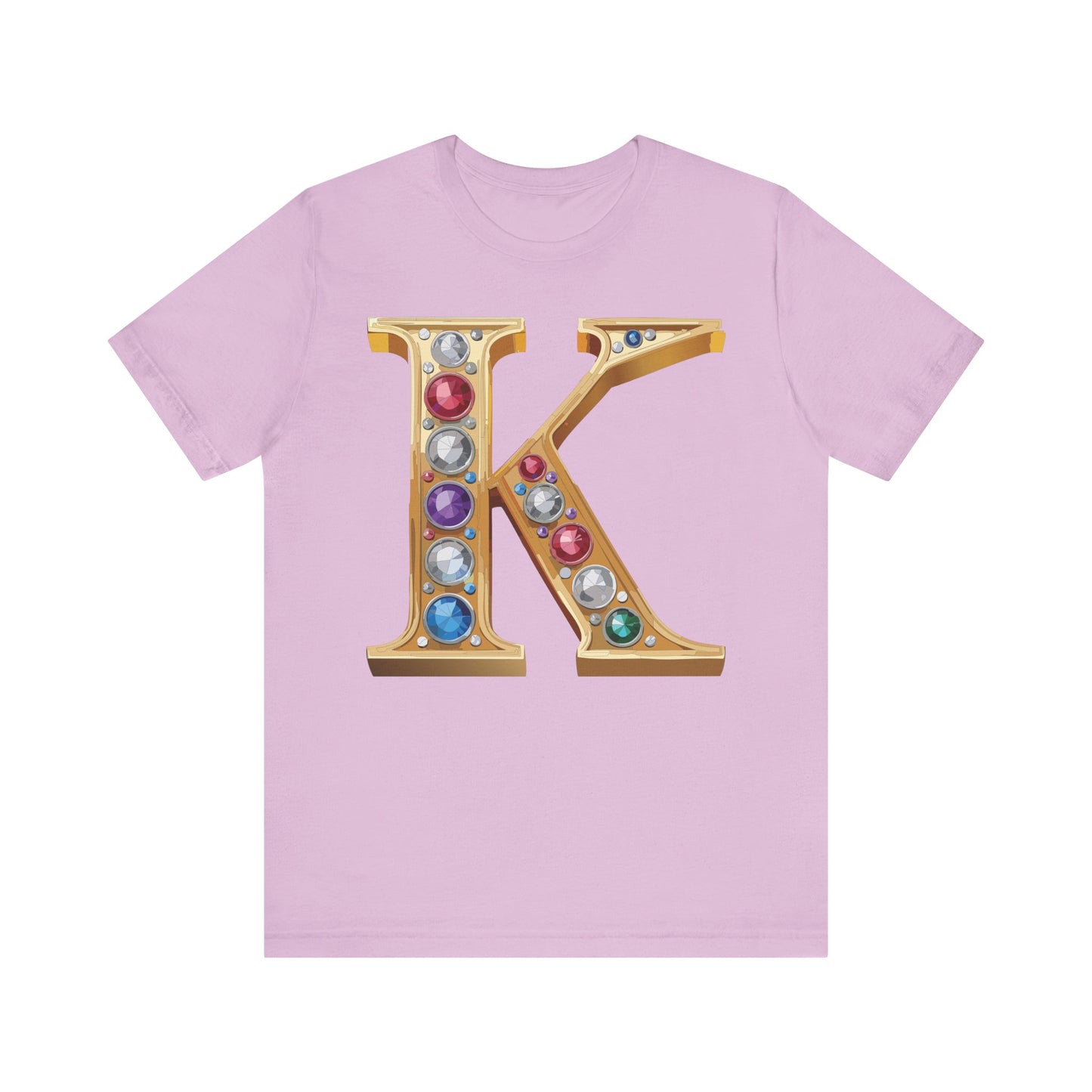 Letter Shirt, Shirt with Letters, Tee Shirt with Gold Letter, Shirt with Antique Letters