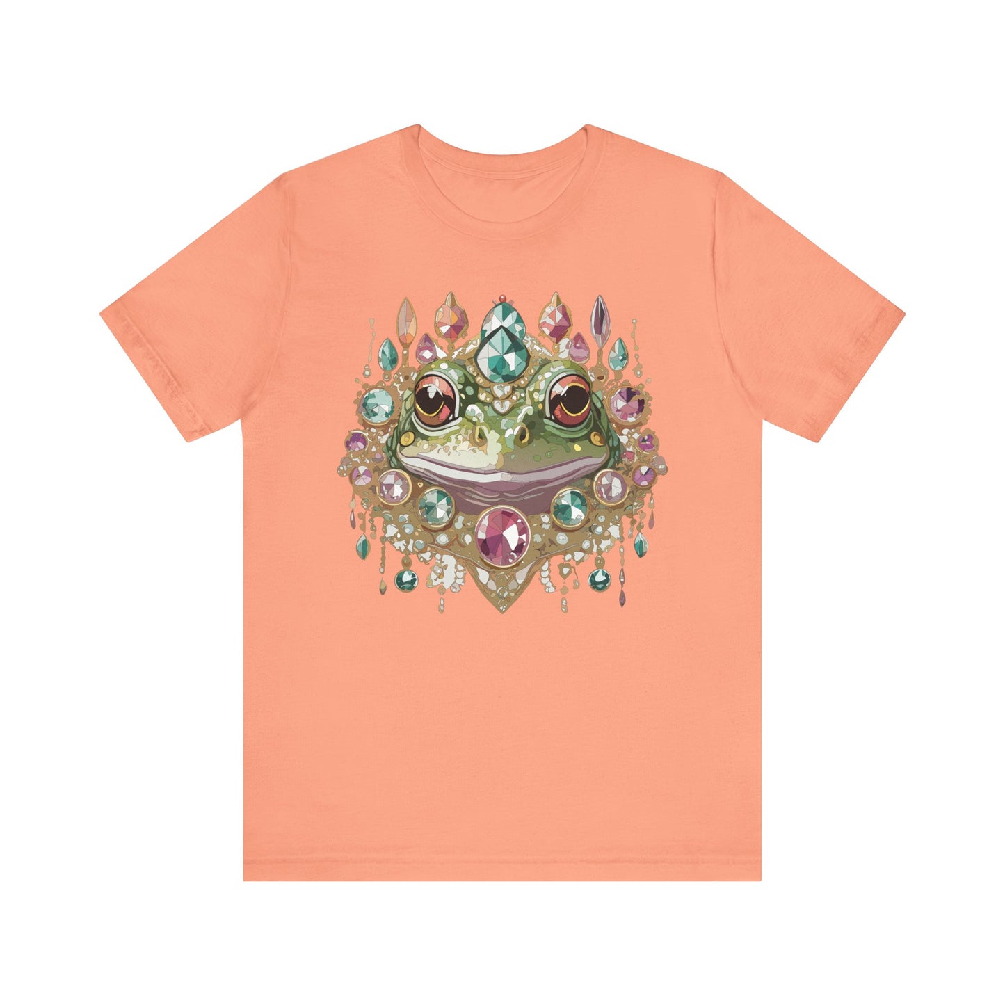 Animal Shirt, Shirt with Animal, Tee Shirt with Gold Animal Medal, Shirt with Antique Animal Medallion