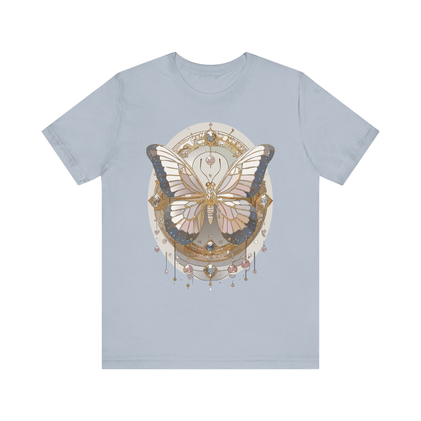 Butterfly Shirt, Shirt with Butterfly, Tee Shirt with Antique Butterfly