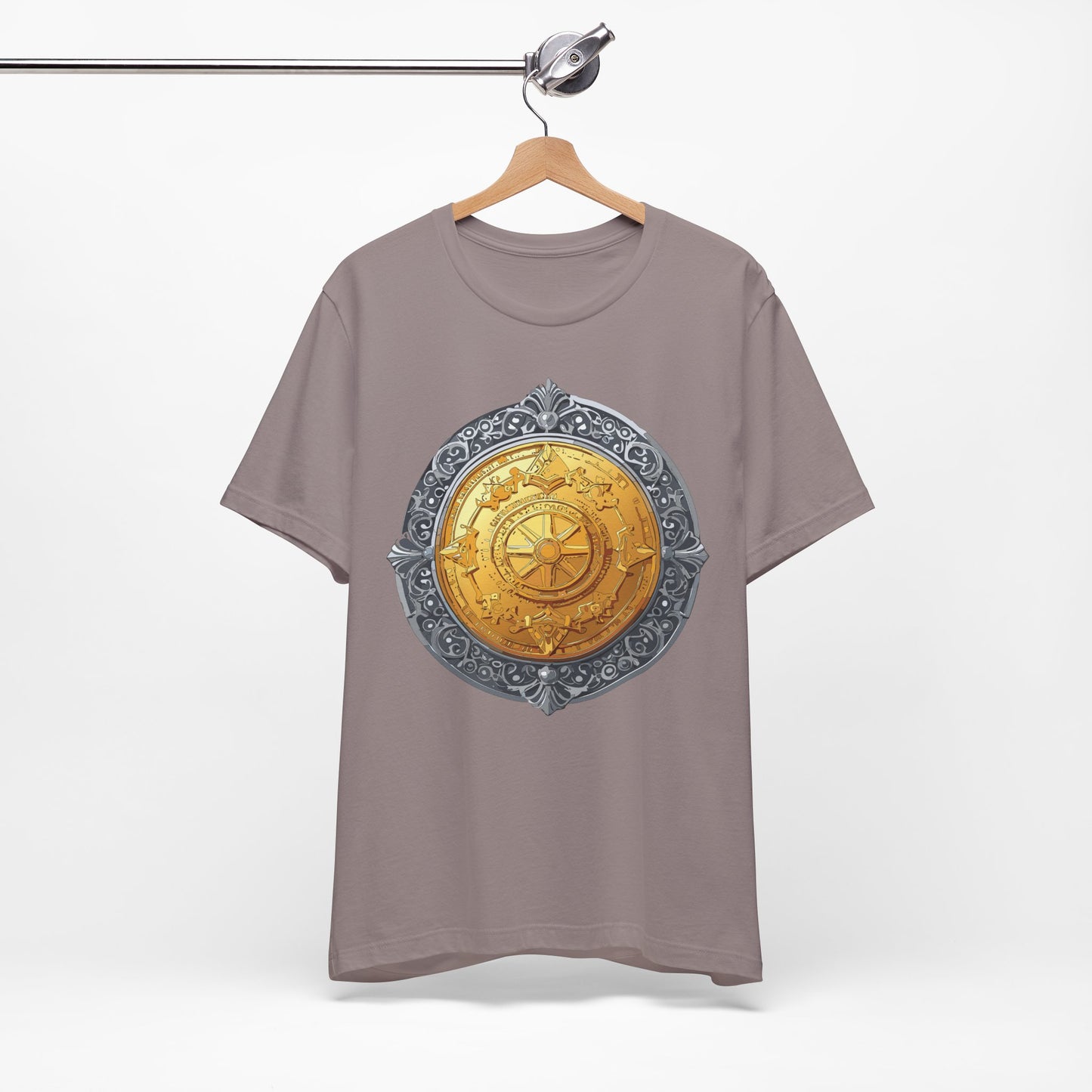 Coin Shirt, Shirt with Coin, Tee Shirt with Gold Coin, Shirt with Antique Coin