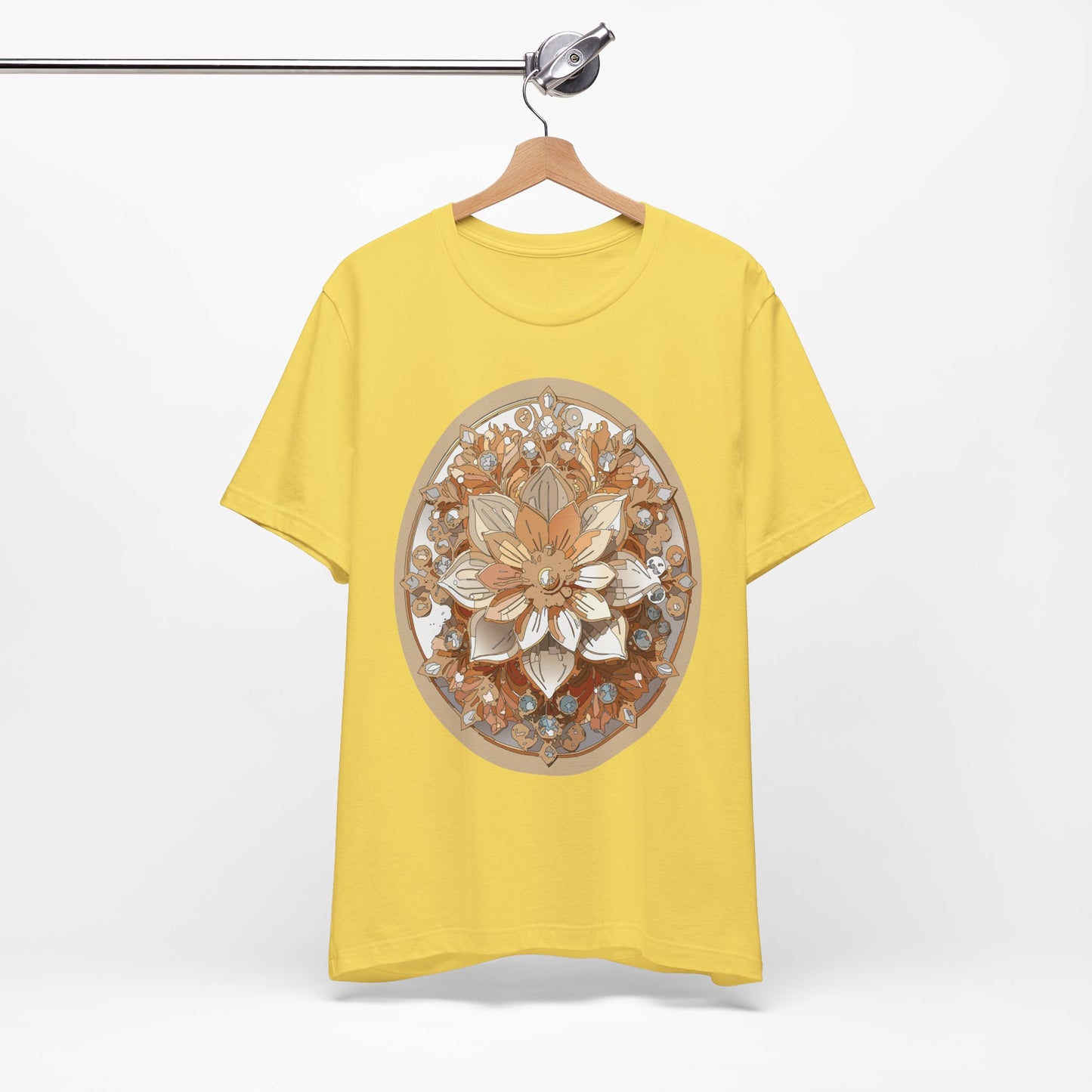 Floral Shirt, Flower Shirt, Tee Shirt with Antique Flower