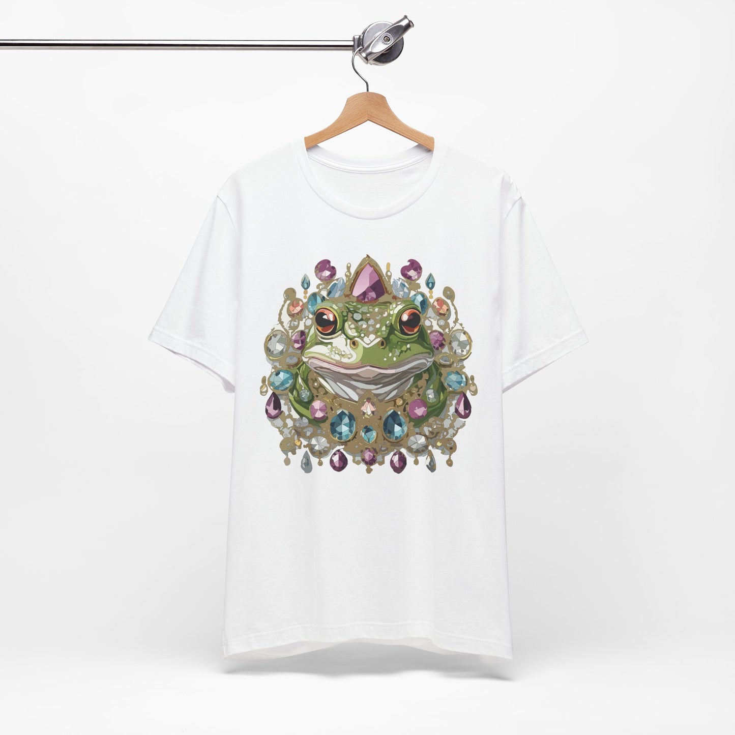 Animal Shirt, Shirt with Animal, Tee Shirt with Gold Animal Medal, Shirt with Antique Animal Medallion