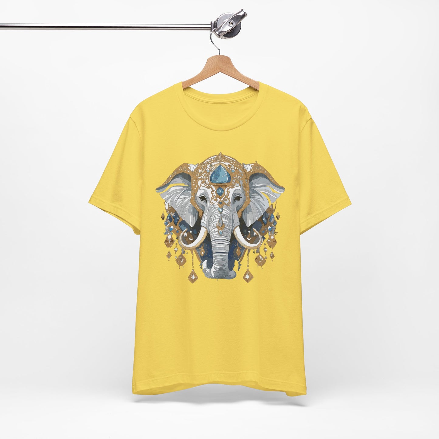 Animal Shirt, Shirt with Animal, Tee Shirt with Gold Animal Medal, Shirt with Antique Animal Medallion