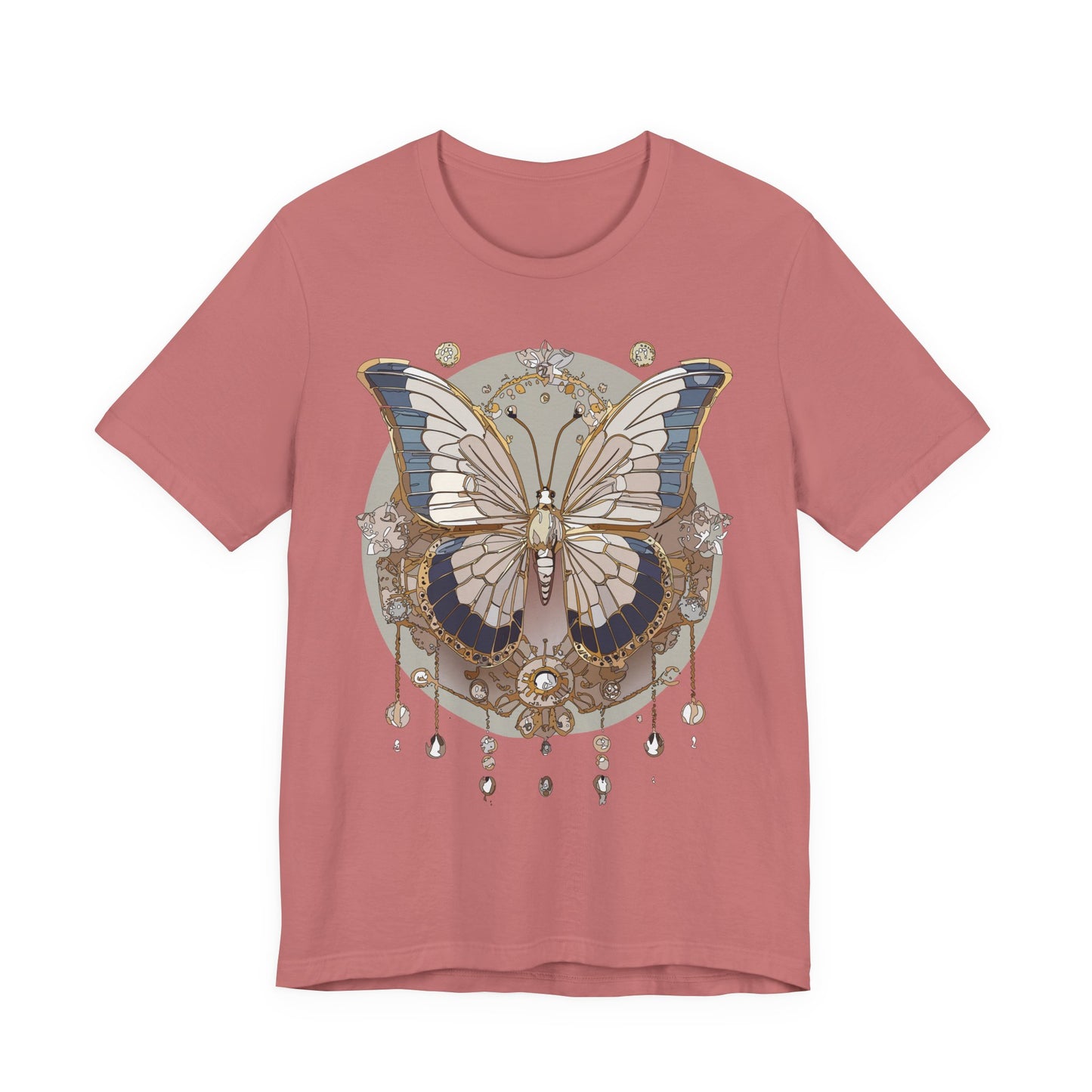 Butterfly Shirt, Shirt with Butterfly, Tee Shirt with Antique Butterfly