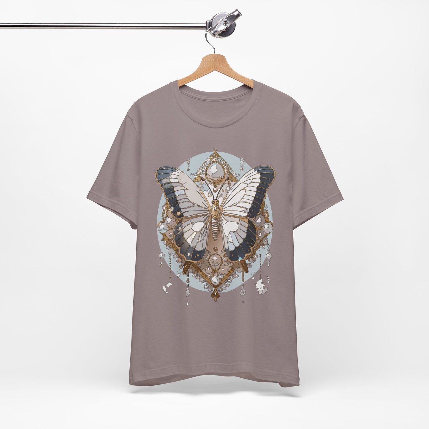 Butterfly Shirt, Shirt with Butterfly, Tee Shirt with Antique Butterfly