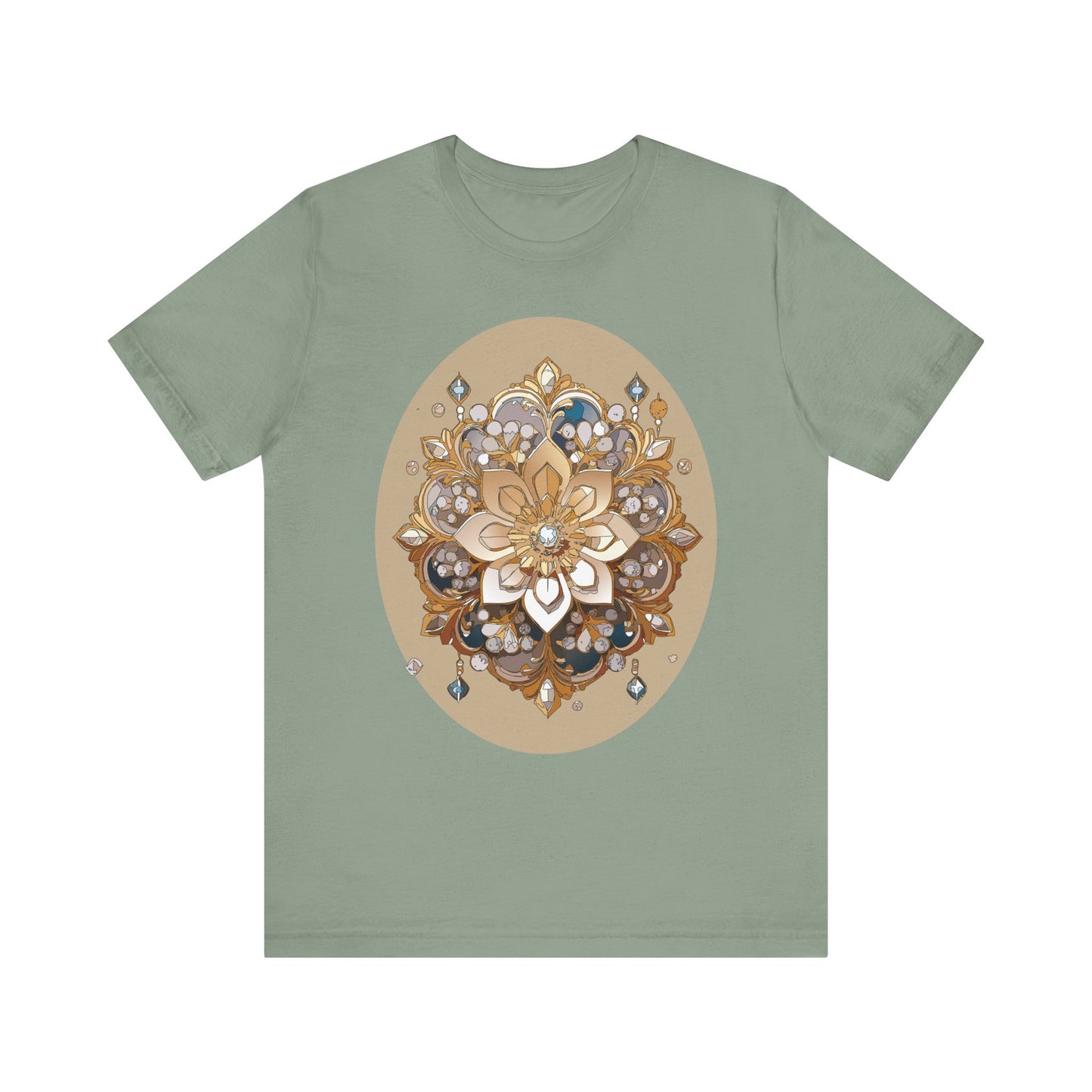 Floral Shirt, Flower Shirt, Tee Shirt with Antique Flower