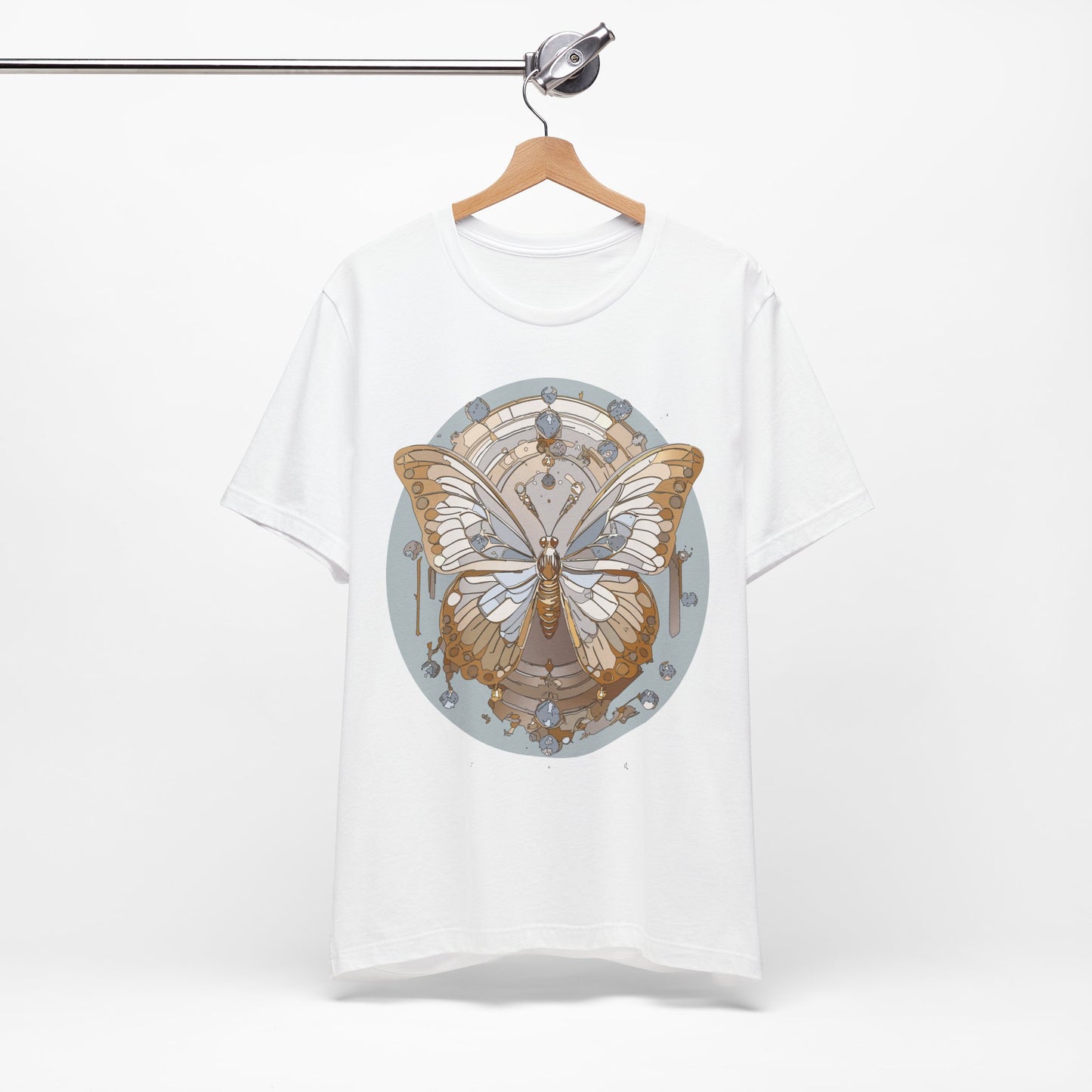 Butterfly Shirt, Shirt with Butterfly, Tee Shirt with Antique Butterfly