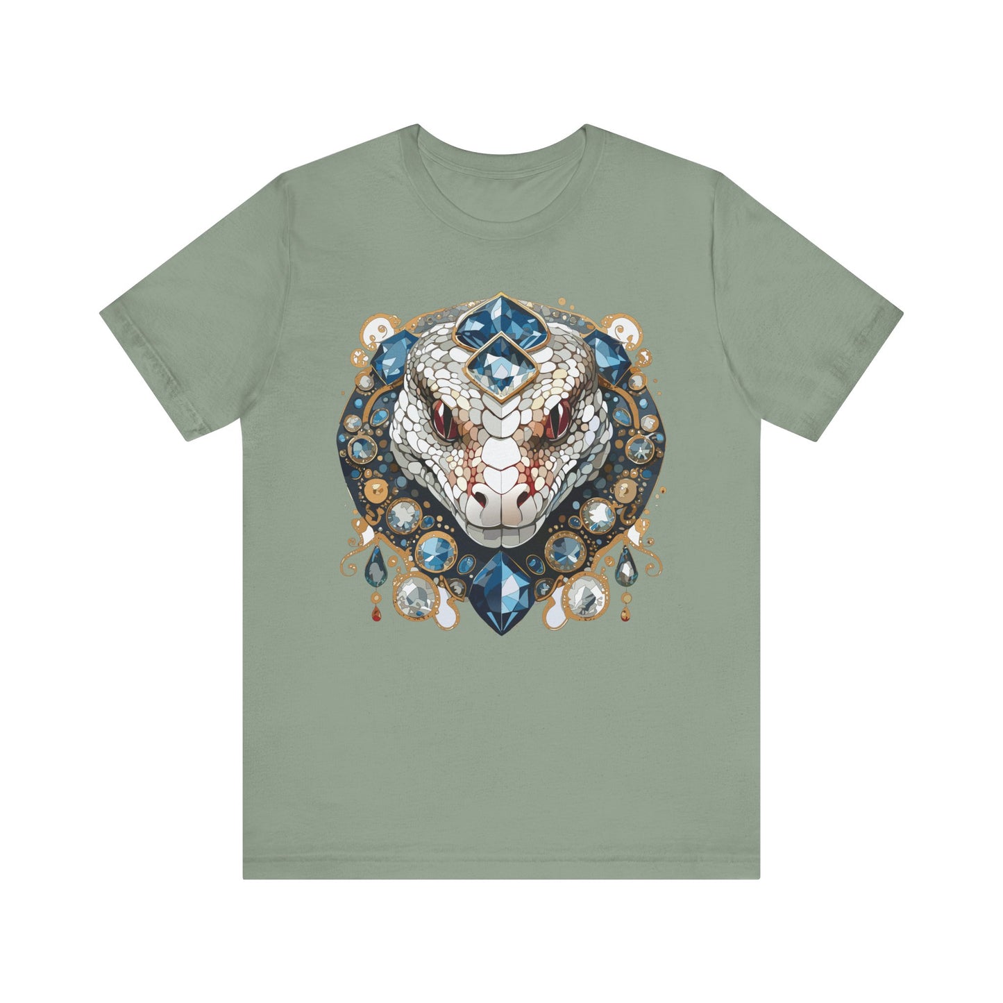 Animal Shirt, Shirt with Animal, Tee Shirt with Gold Animal Medal, Shirt with Antique Animal Medallion