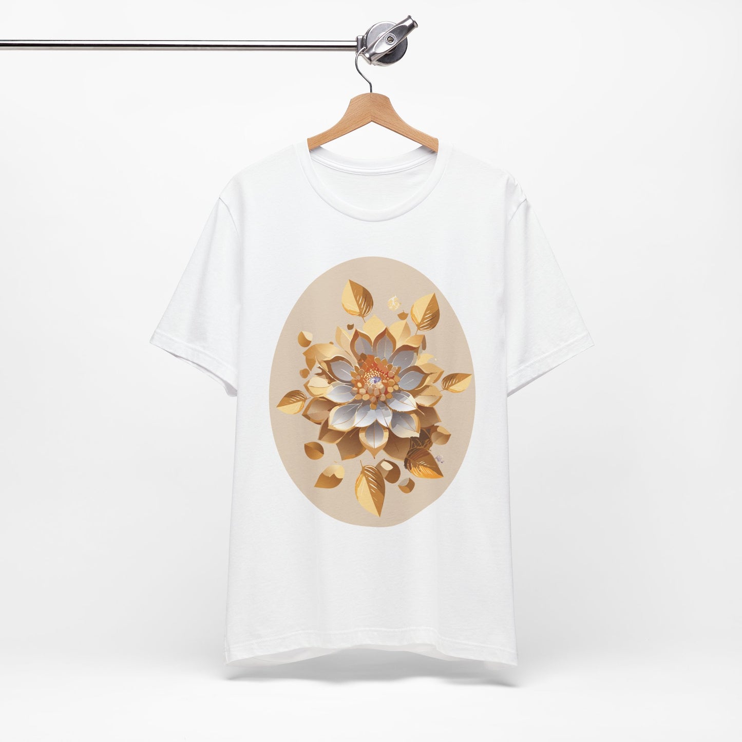 Floral Shirt, Flower Shirt, Tee Shirt with Antique Flower