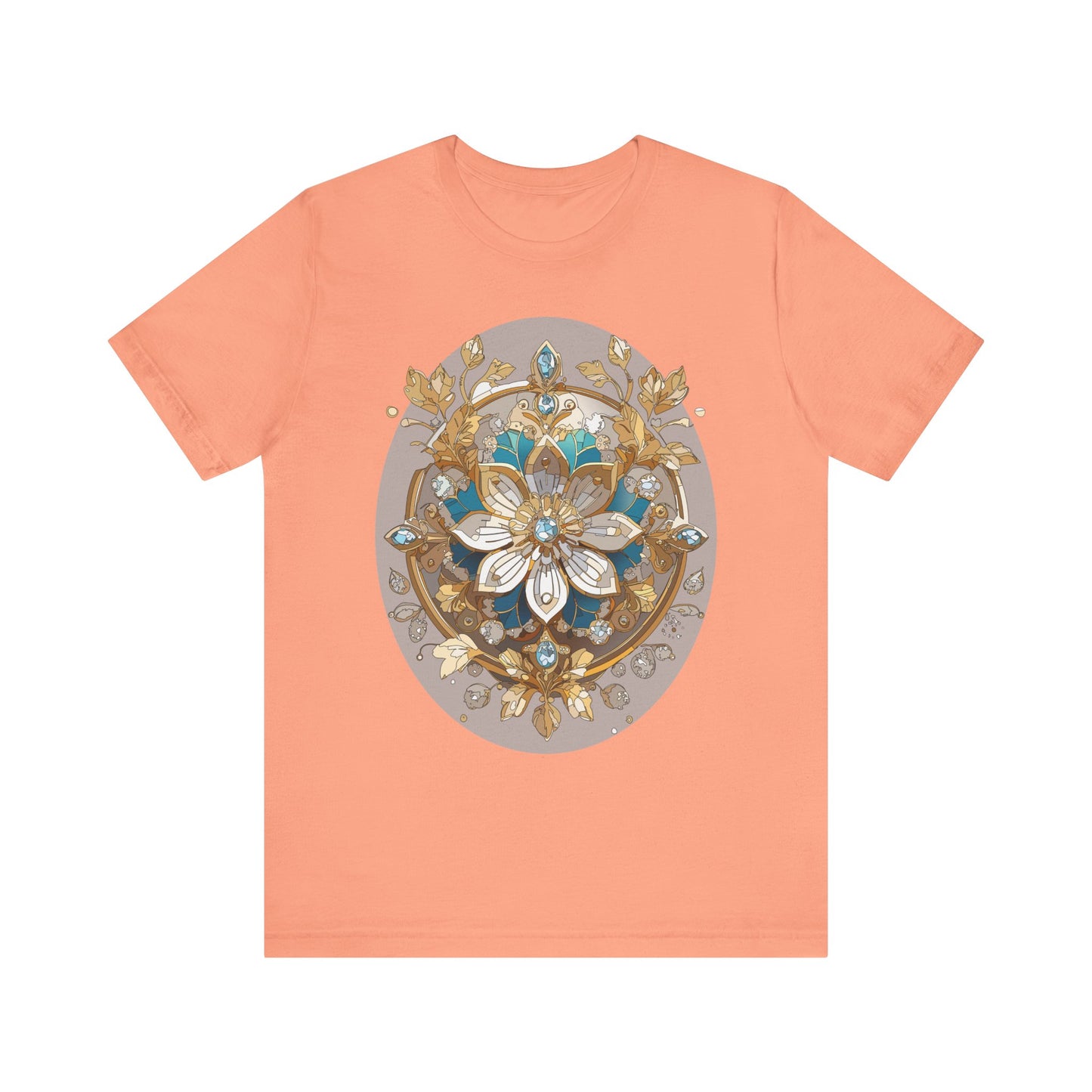 Floral Shirt, Flower Shirt, Tee Shirt with Antique Flower