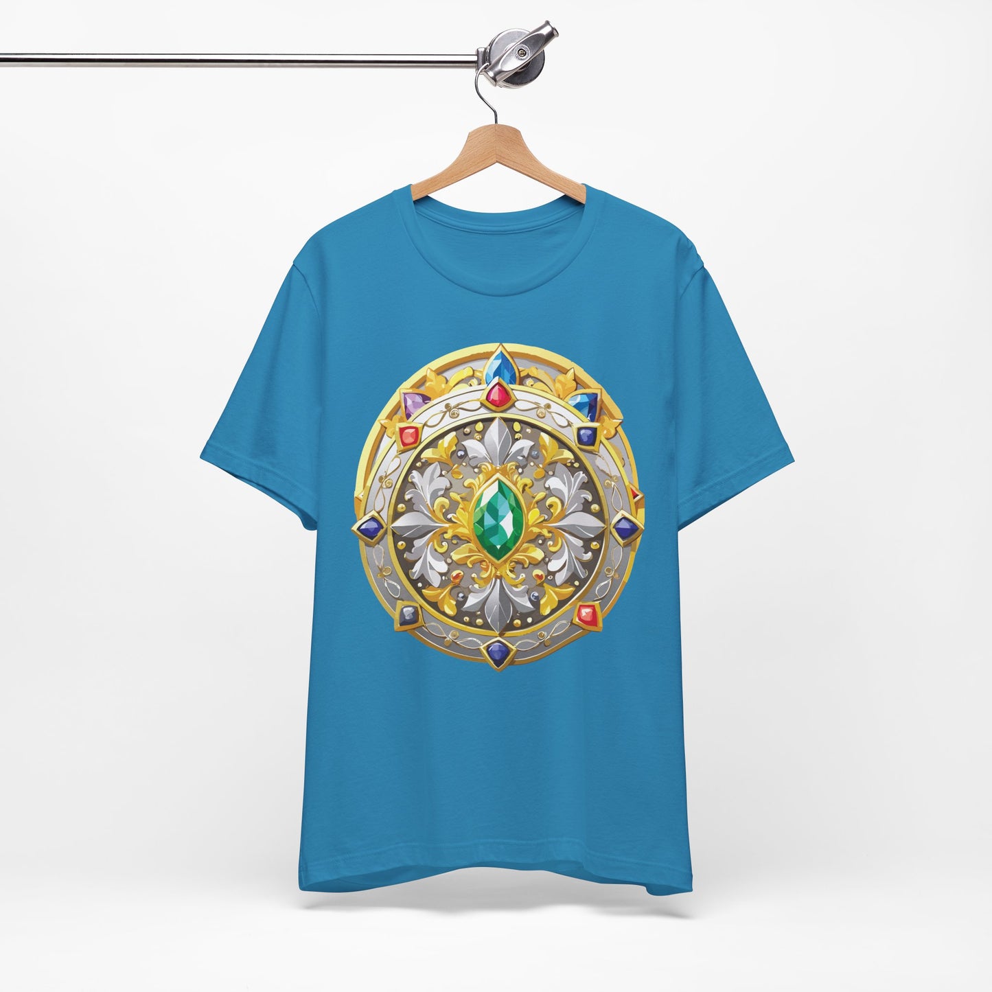 Medallion Shirt, Shirt with Medallion, Tee Shirt with Medal